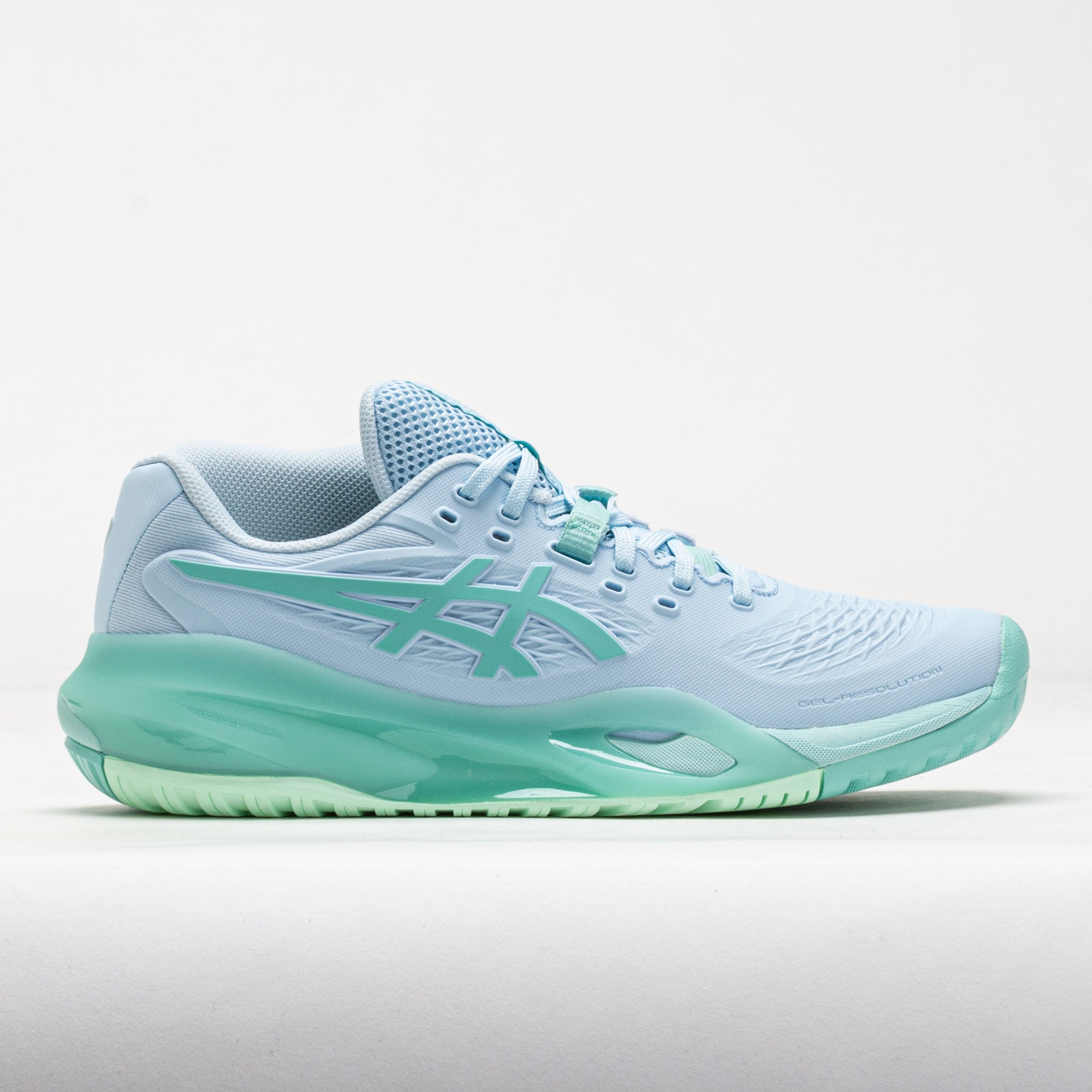 ミント ASICS GEL-Resolution X Women's Light Blue/Oasis Green – Holabird