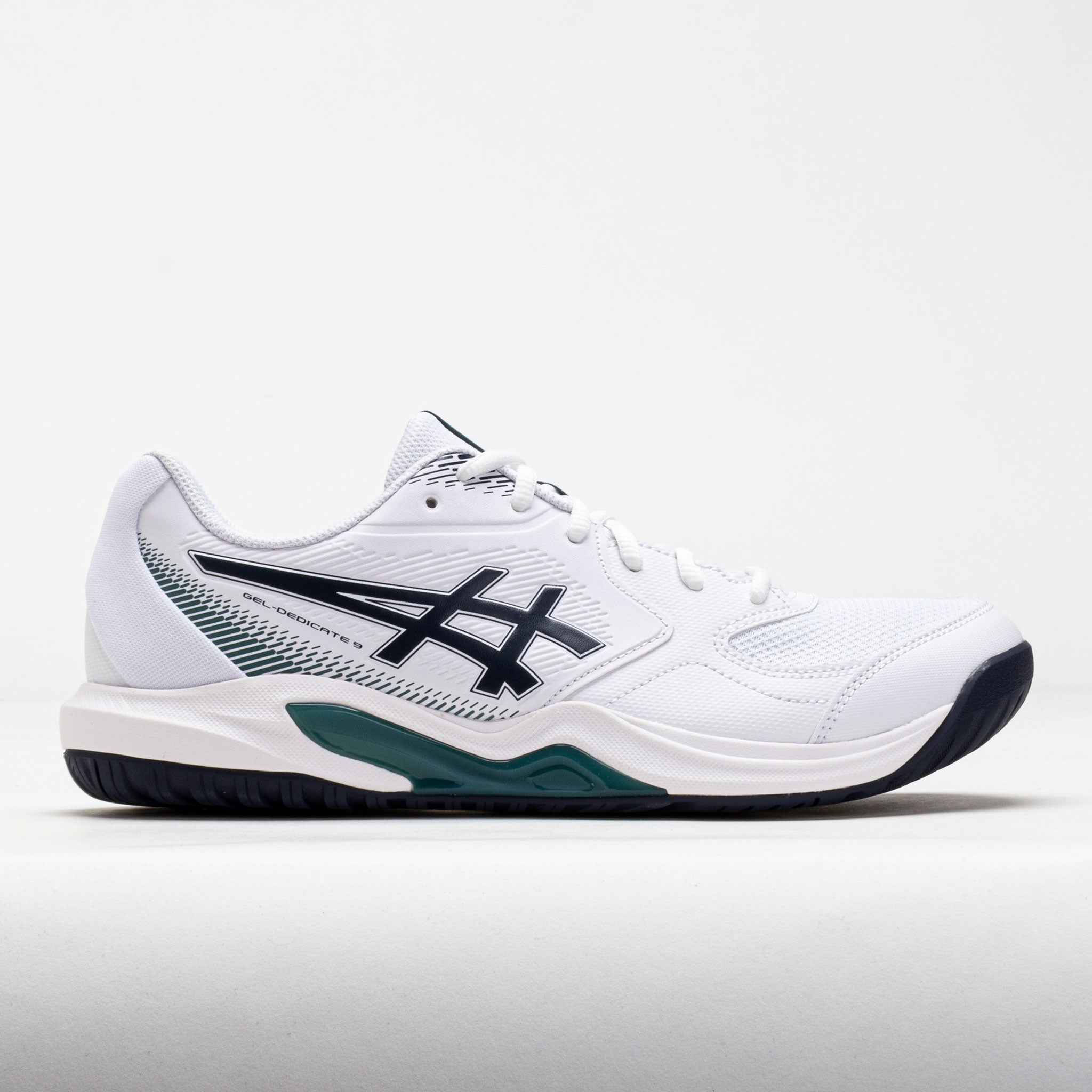 ASICS GEL-Dedicate 9 Men's White/Midnight – Holabird Sports