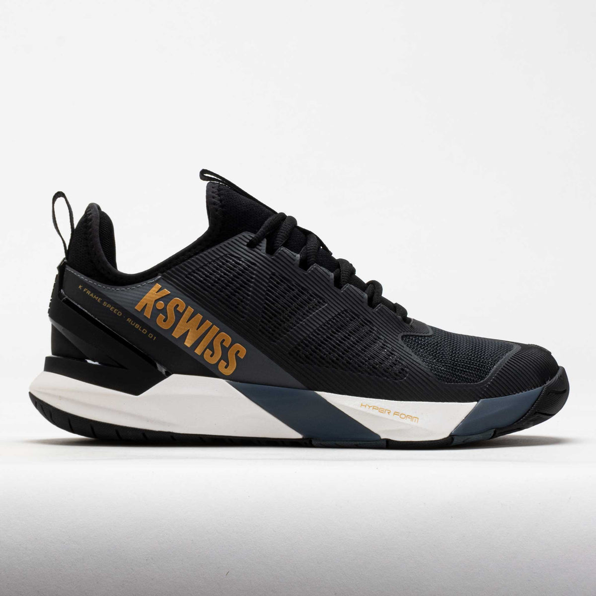 K-Swiss K-Frame Speed Rublo Men's Moonless Night/Blanc de Blanc/Gold