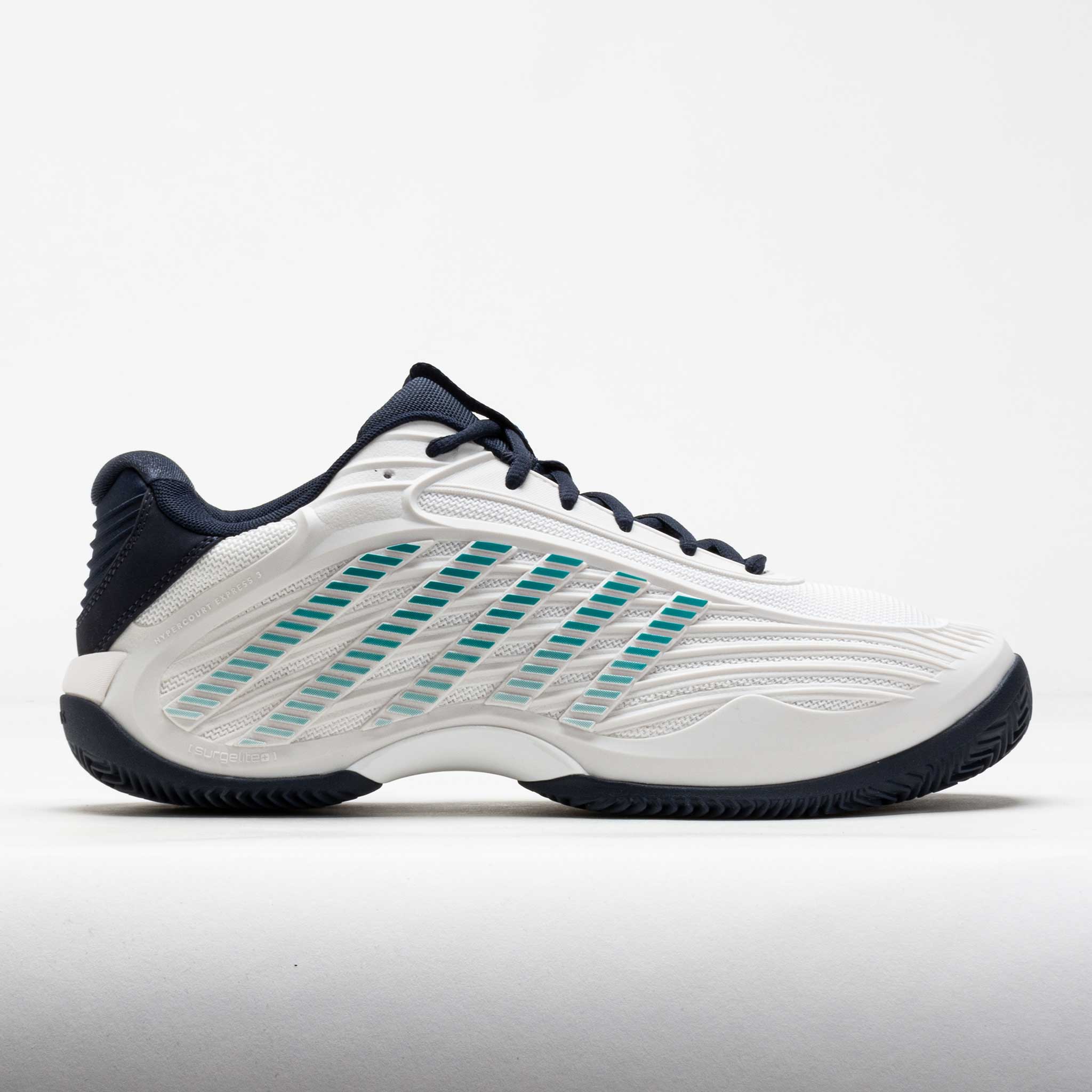 K-Swiss Hypercourt Express 3 Clay Men's Blanc de Blanc/Carbon/Baltic