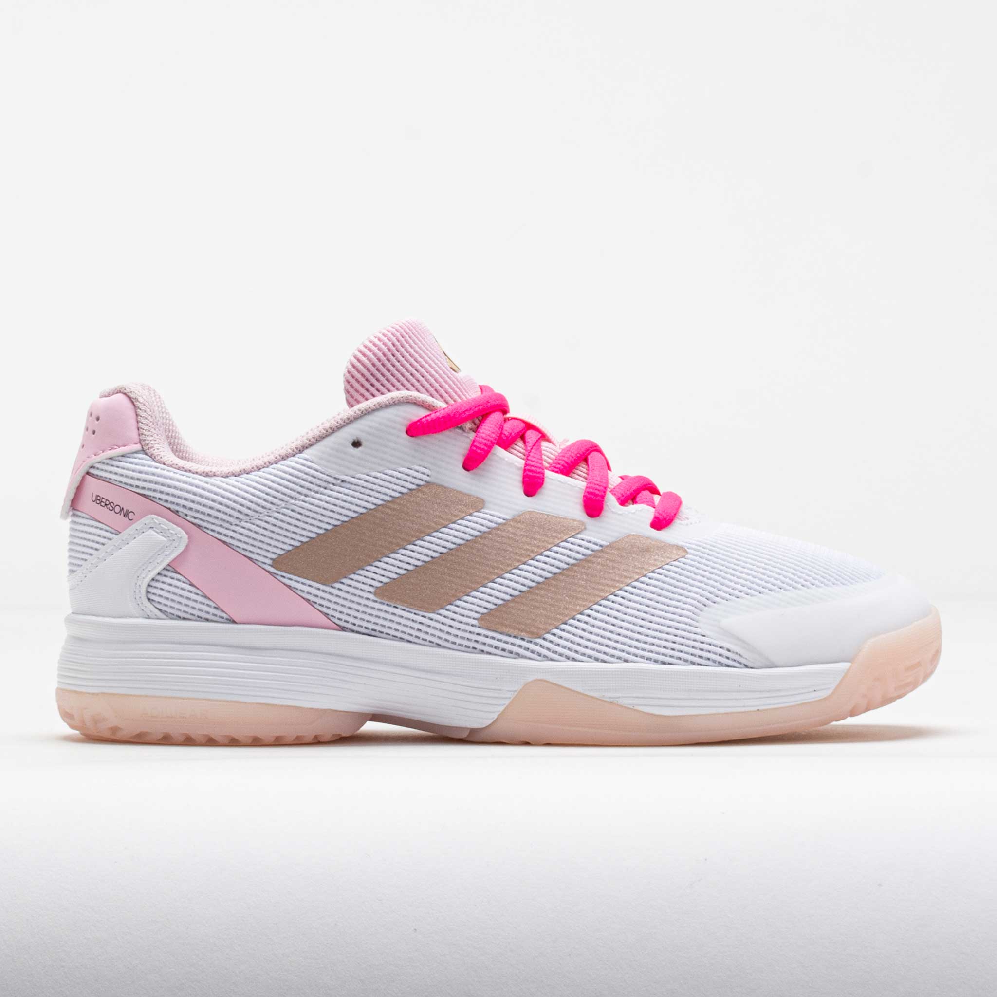 adidas Ubersonic Junior Off White/Silver Metallic/Powder Plum