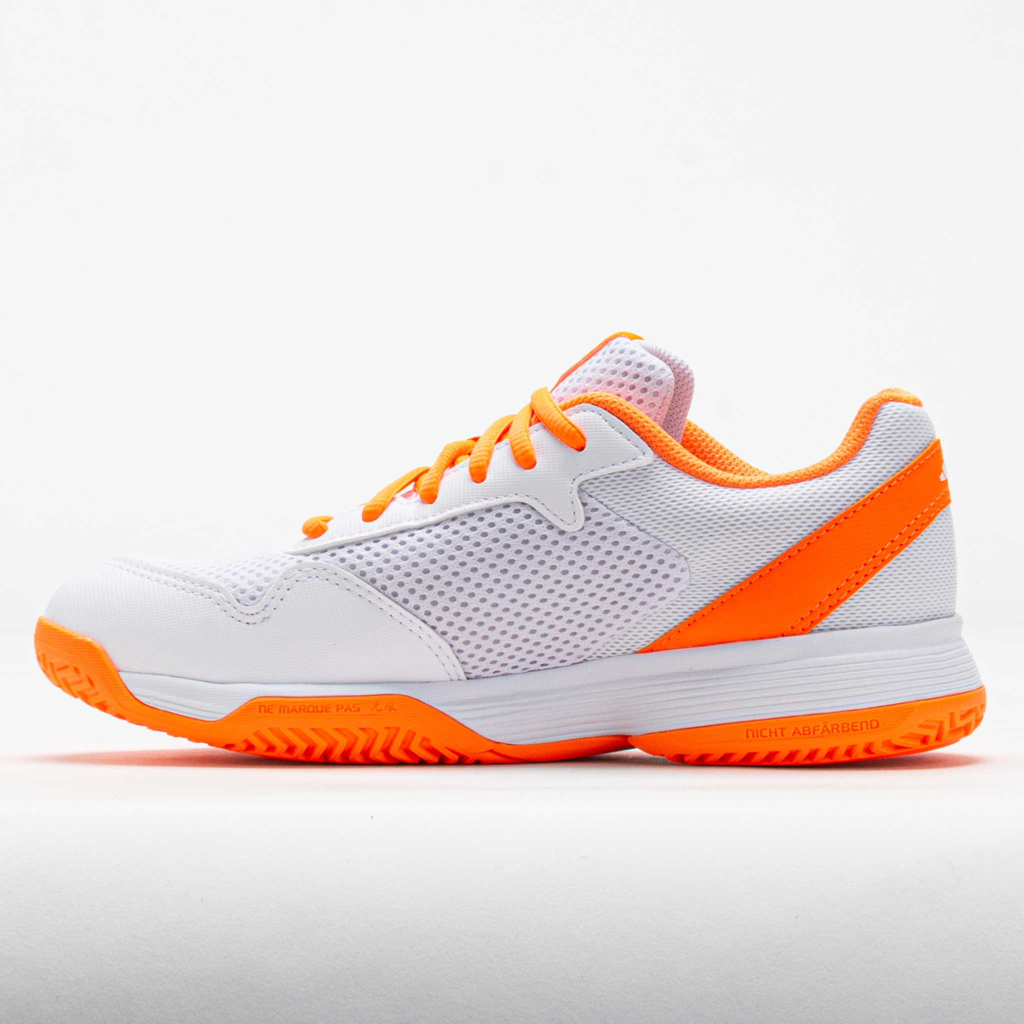 adidas CourtFlash Junior Lucid Orange/Cyber Metallic/White