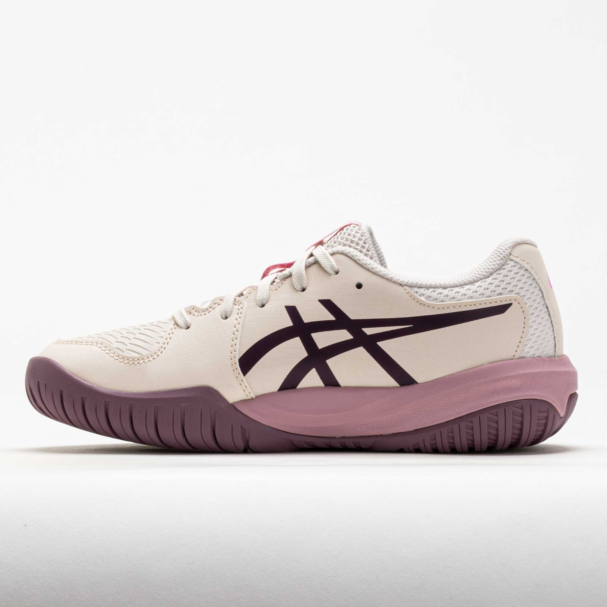 ASICS GEL-Resolution X Junior Soft Oat/Dark Aubergine