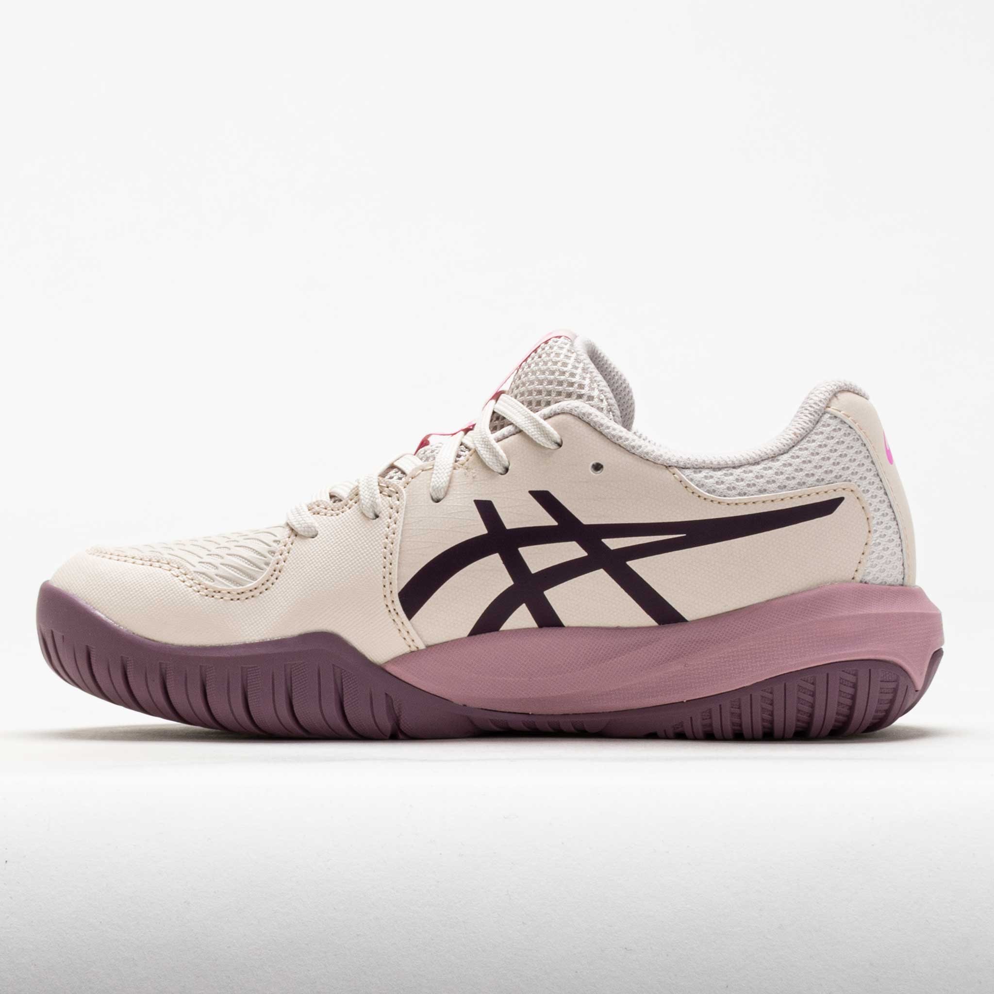ASICS GEL-Resolution X Junior Soft Oat/Dark Aubergine