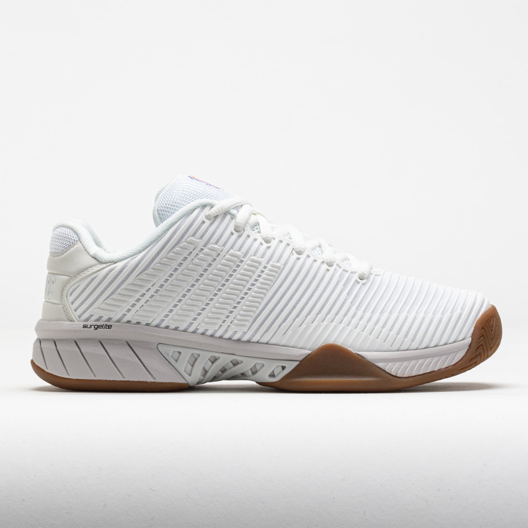K-Swiss Kids Hypercourt Express 2 Blanc De Blanc Nile Blue Desert Flower Shoes K K-Swiss Kids Hypercourt Express 2 Blanc De Blanc Nile Blue Desert Flower Shoes K