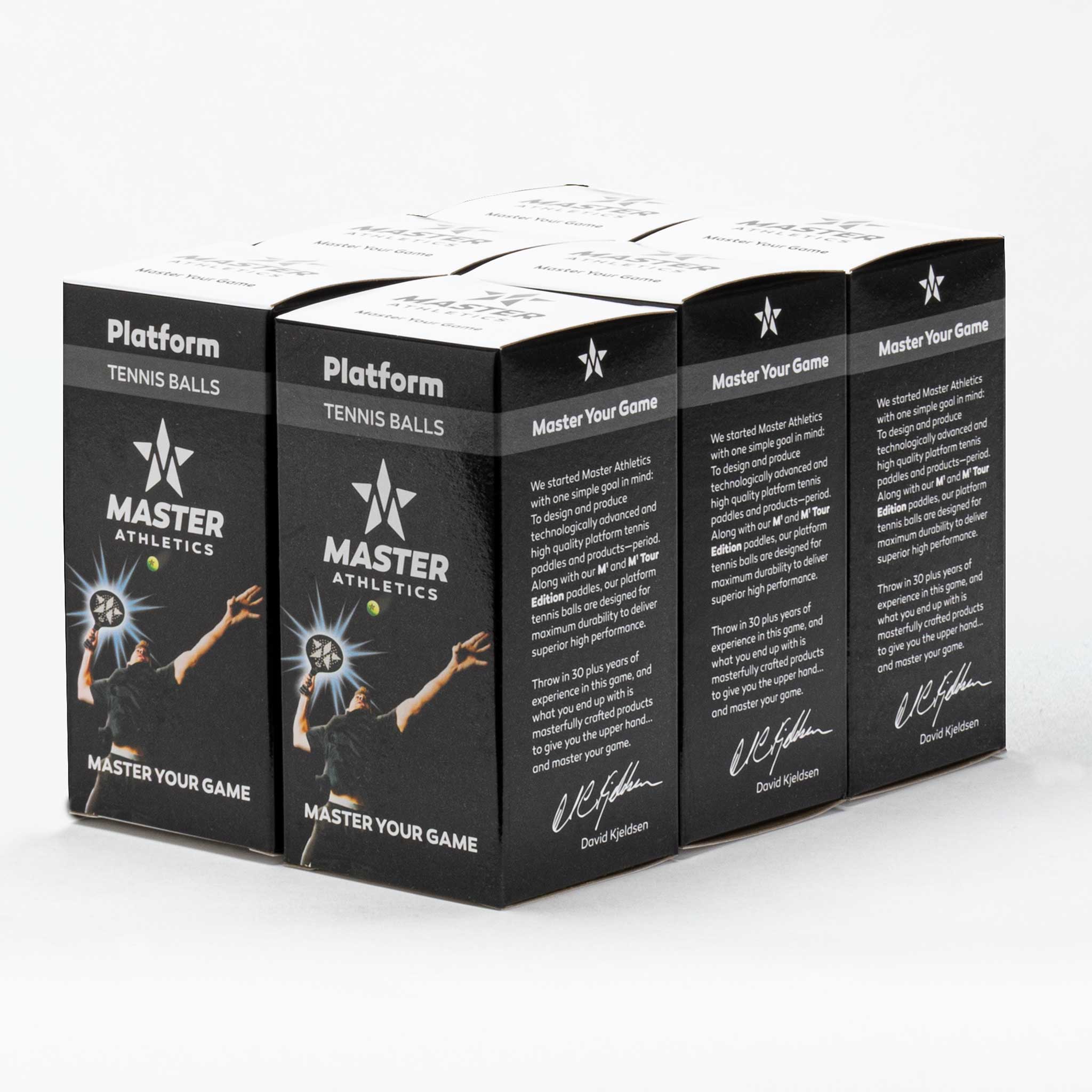 Master Athletics Master Platform Balls 2 Per Sleeve, 6 Sleeves