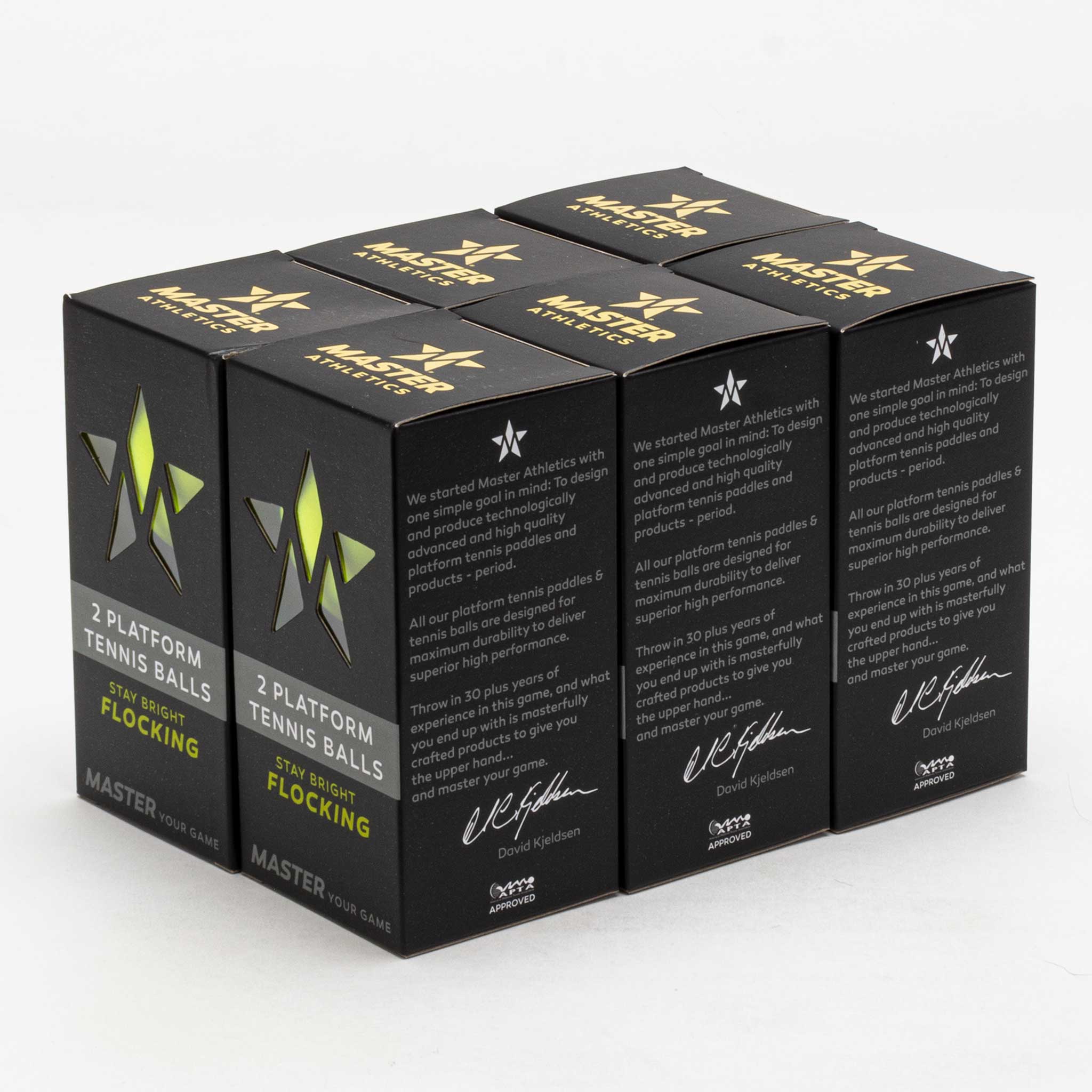 Master Athletics Master HV Platform Balls 2 Per Sleeve, 6 Sleeves