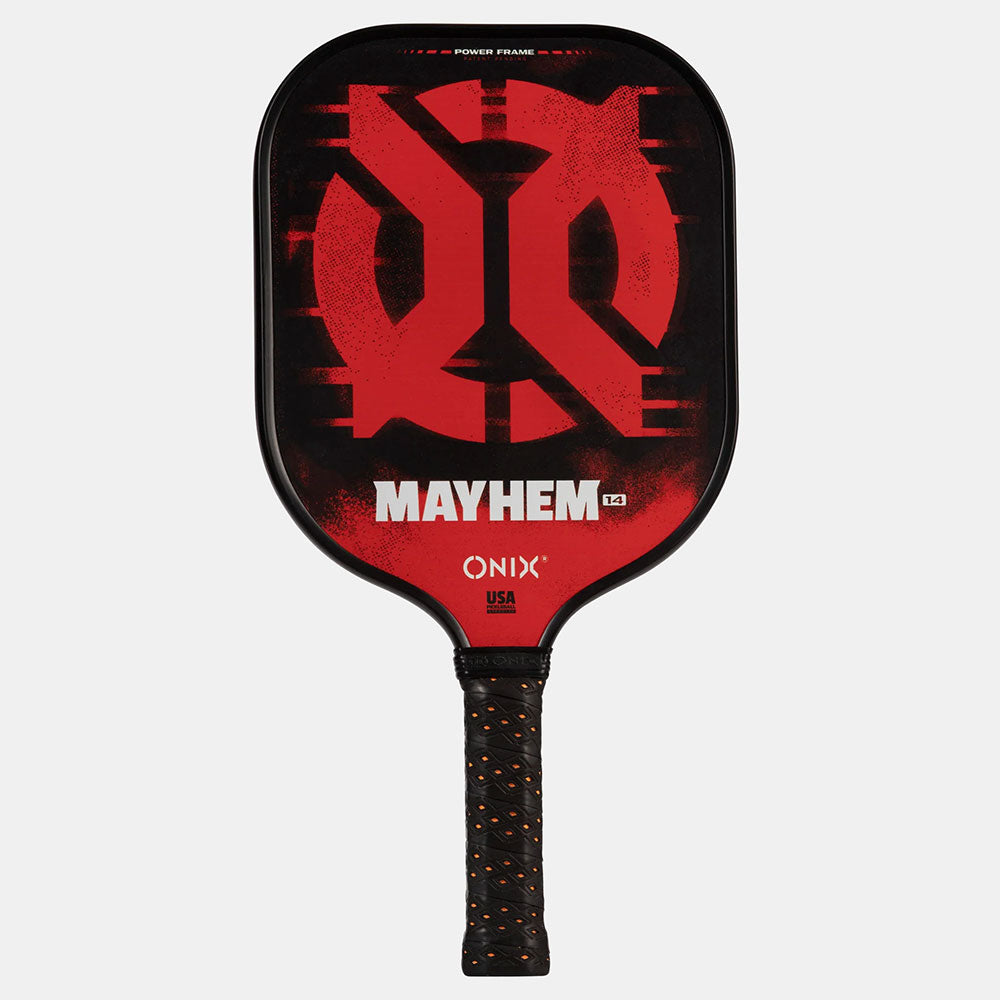 Onix Mayhem 14 Pickleball Paddle Orange/Black