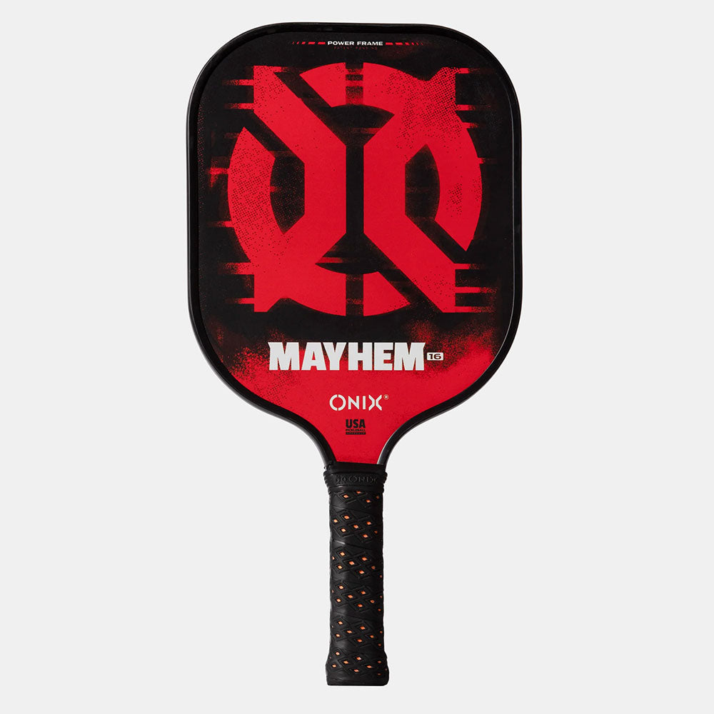 Onix Mayhem 16 Pickleball Paddle Orange/Black