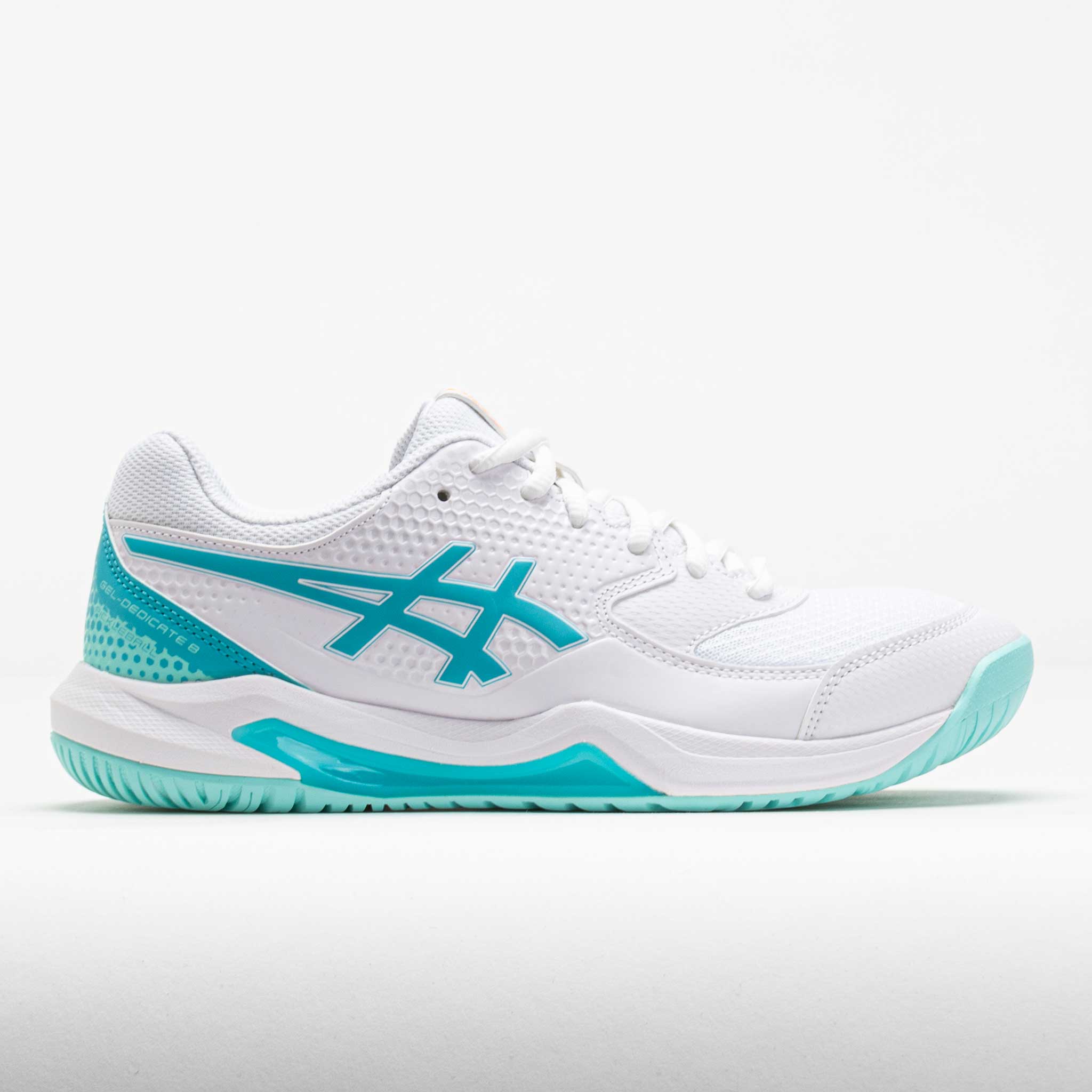 ASICS GEL-Dedicate 8 Women's White/Energy Aqua