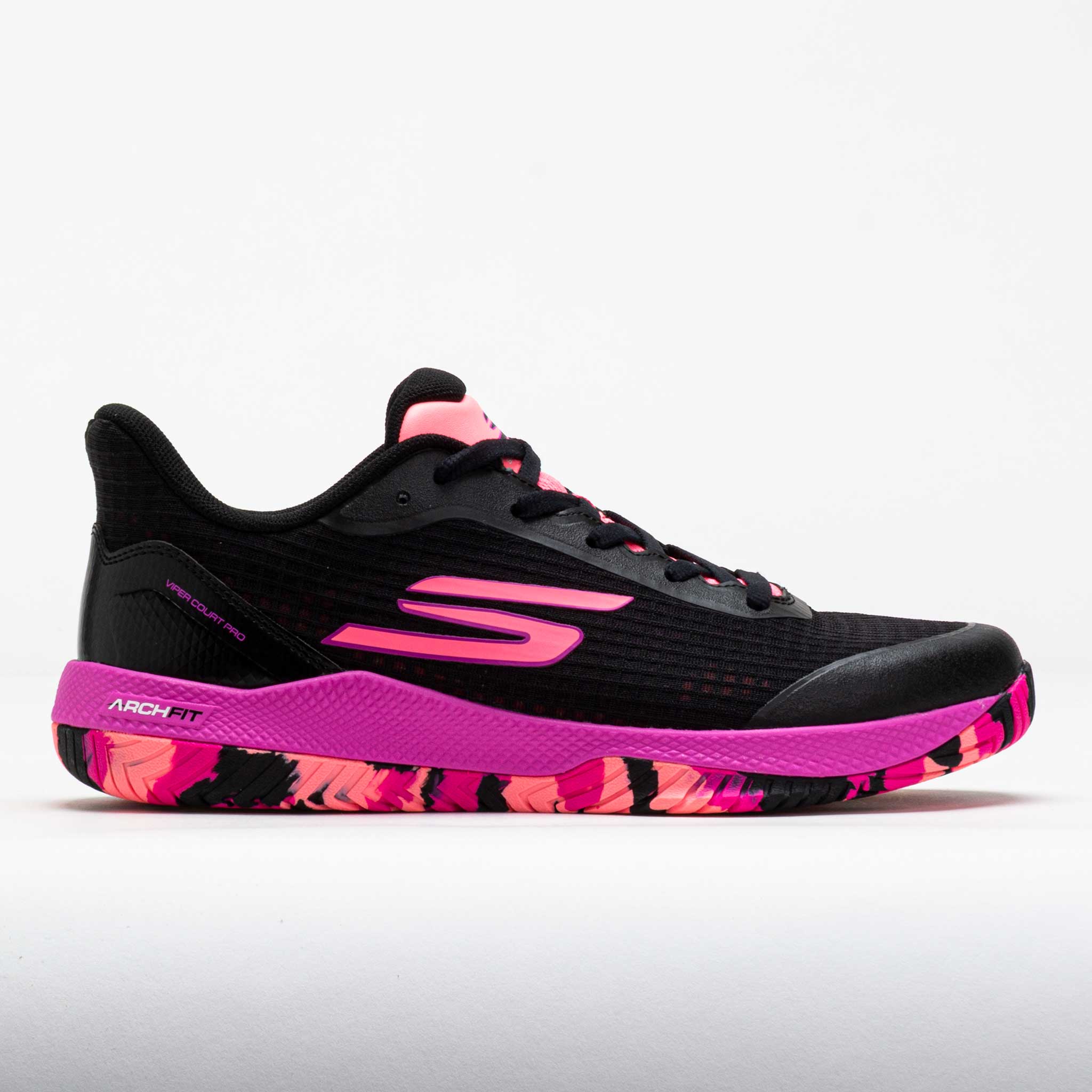Skechers Viper Court Pro Women's Black/Hot Pink – Holabird Sports