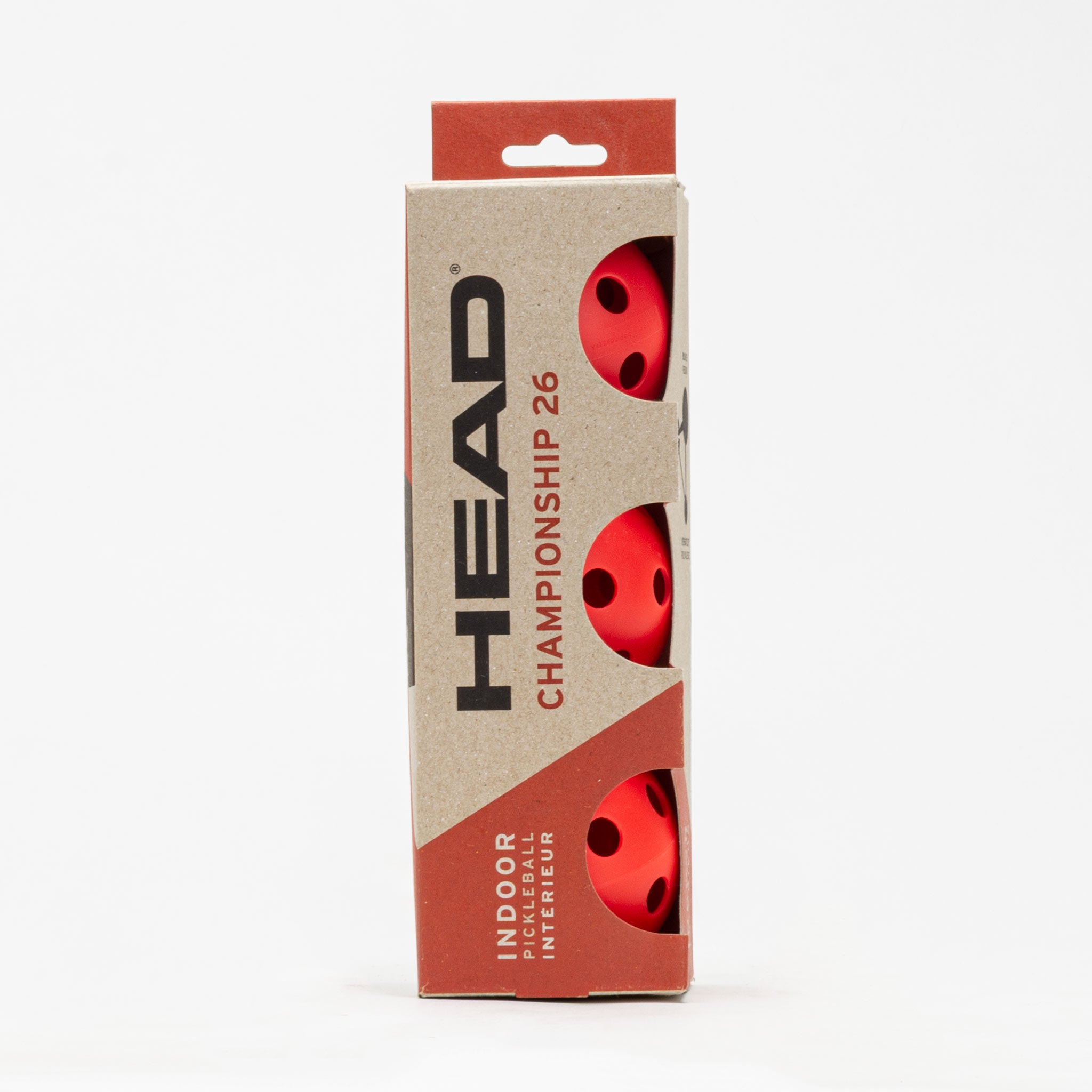 HEAD Championship 26 Indoor 3 Pack Vibrant Red