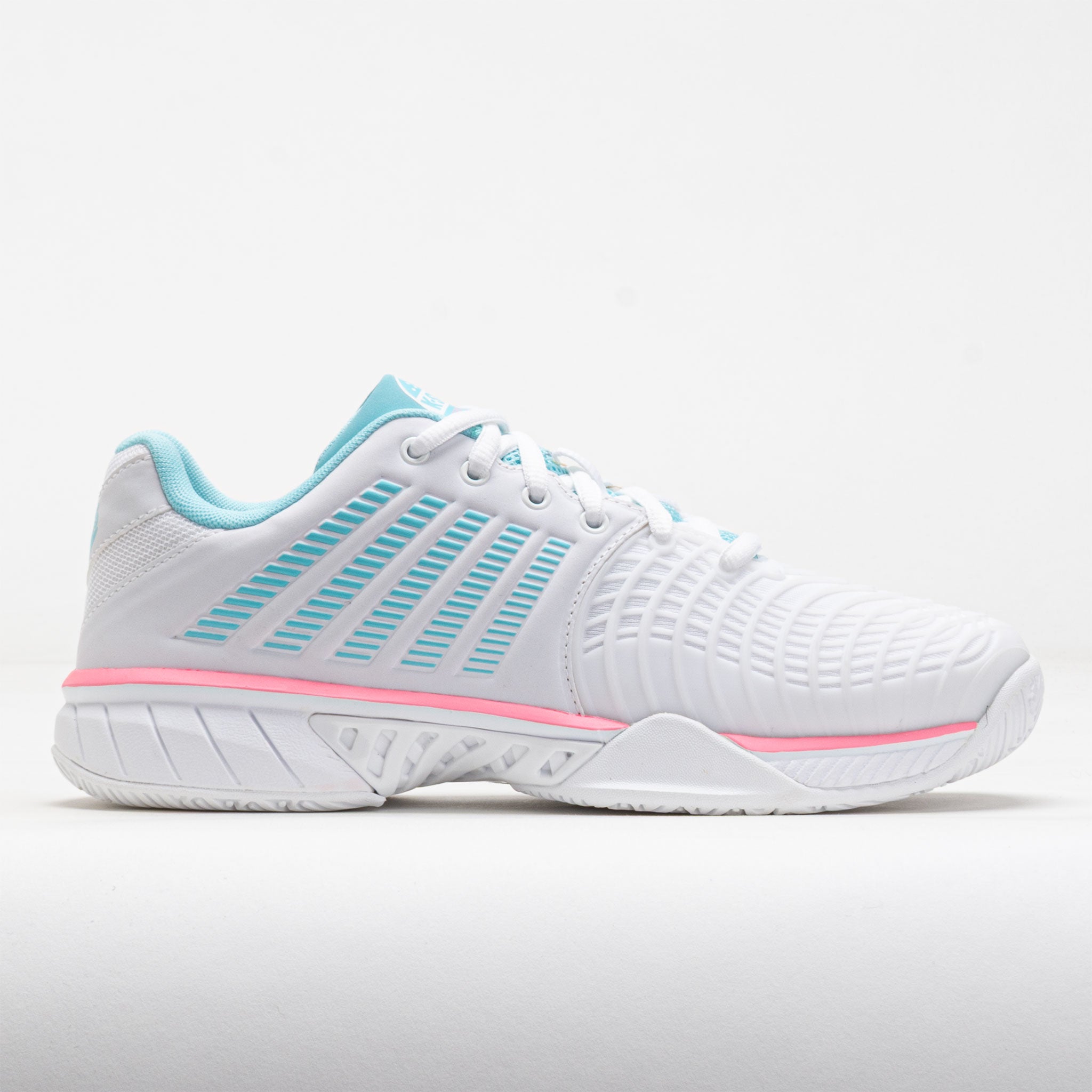 K-Swiss Express Light 3 Padel Women's White/SoftNeonBlue/NeonBubbleGum