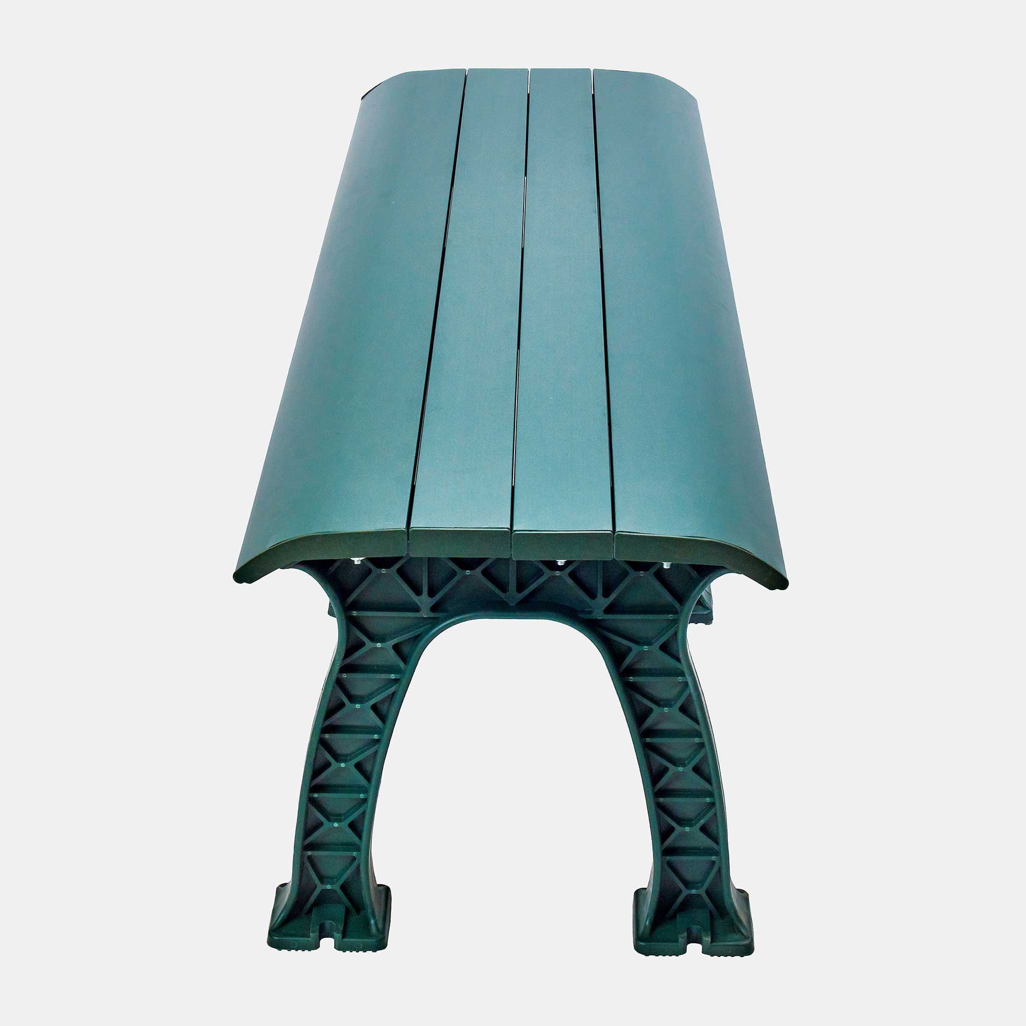 Tourna 5' Polyethelene and PVC Bench - Green
