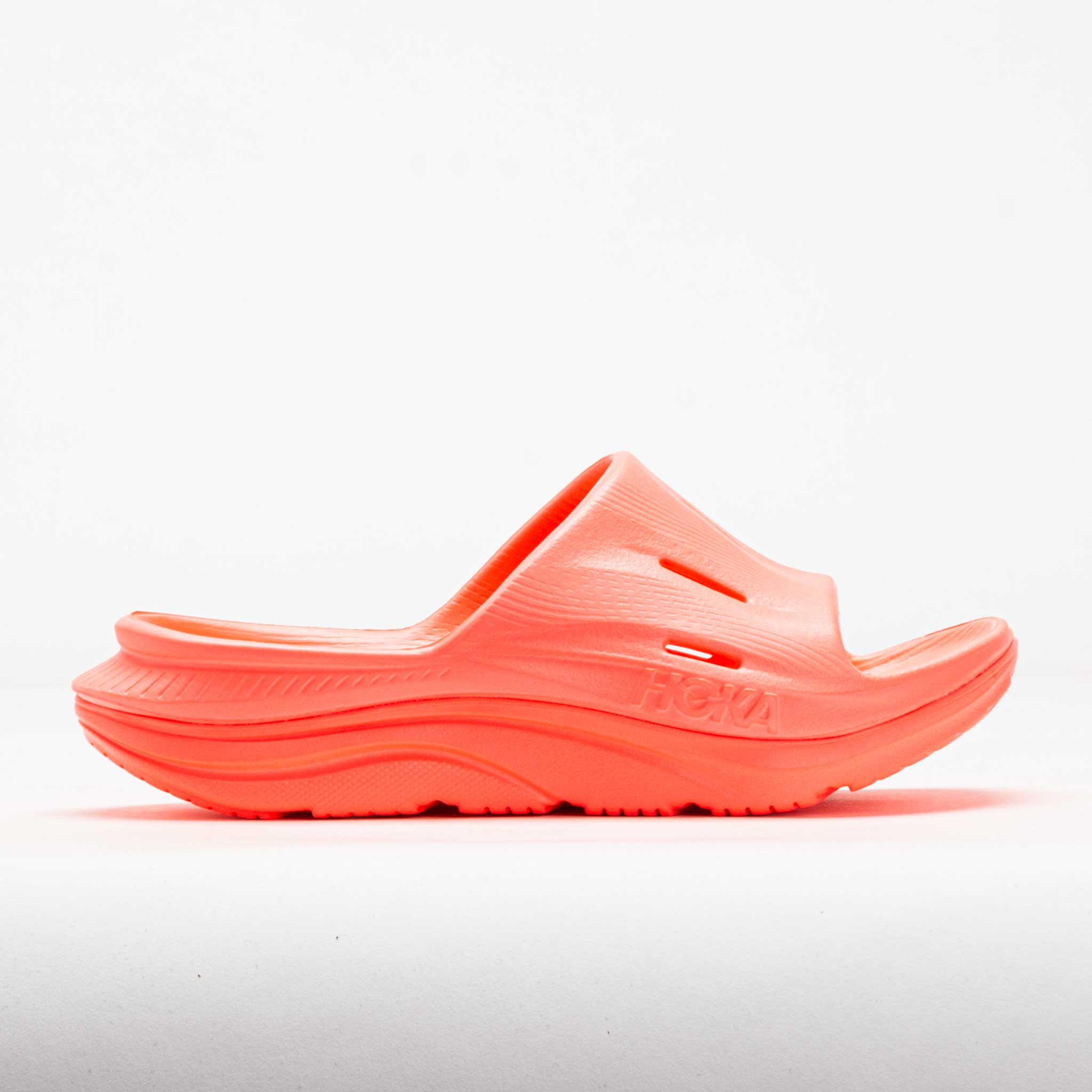 HOKA ORA Recovery Slide 3 Unisex Neon Flame – Holabird Sports display picture 3