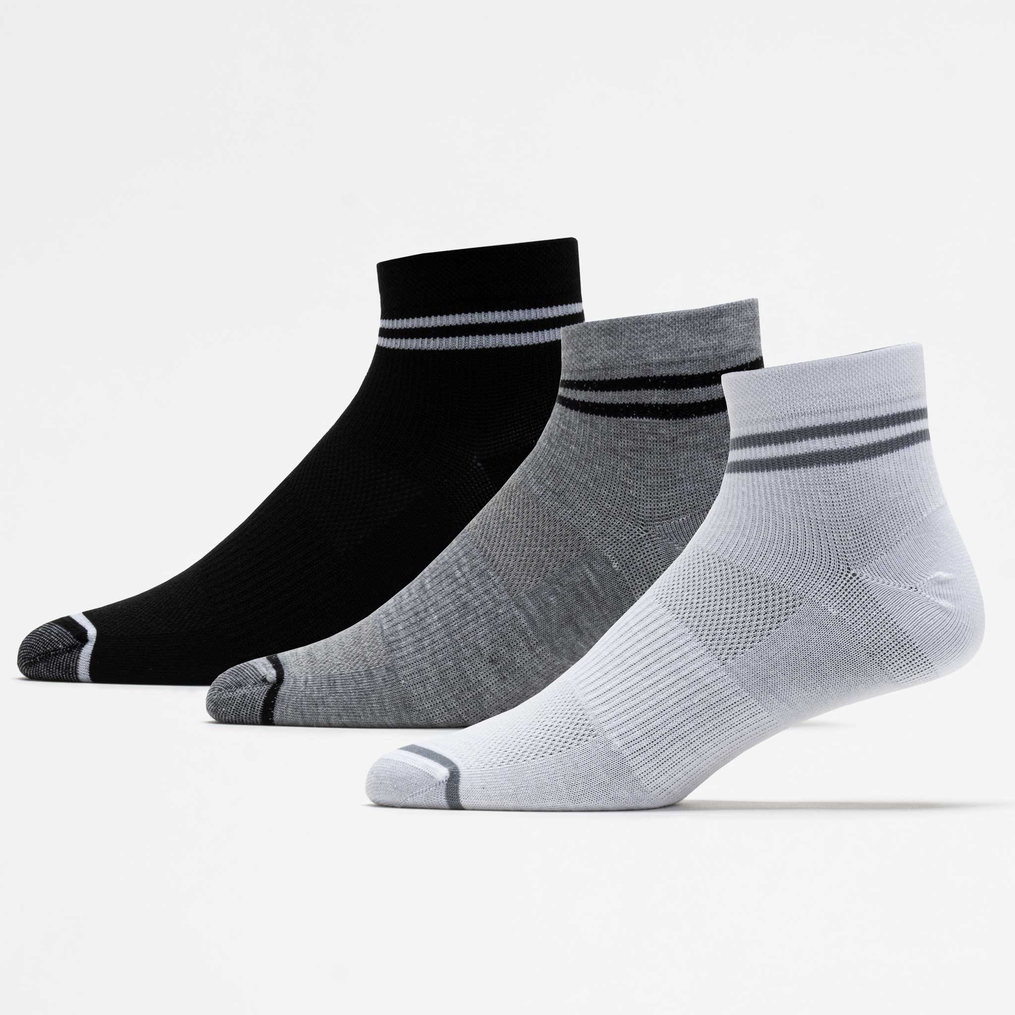 Saucony Inferno Ultralight Quarter Socks 3 Pack