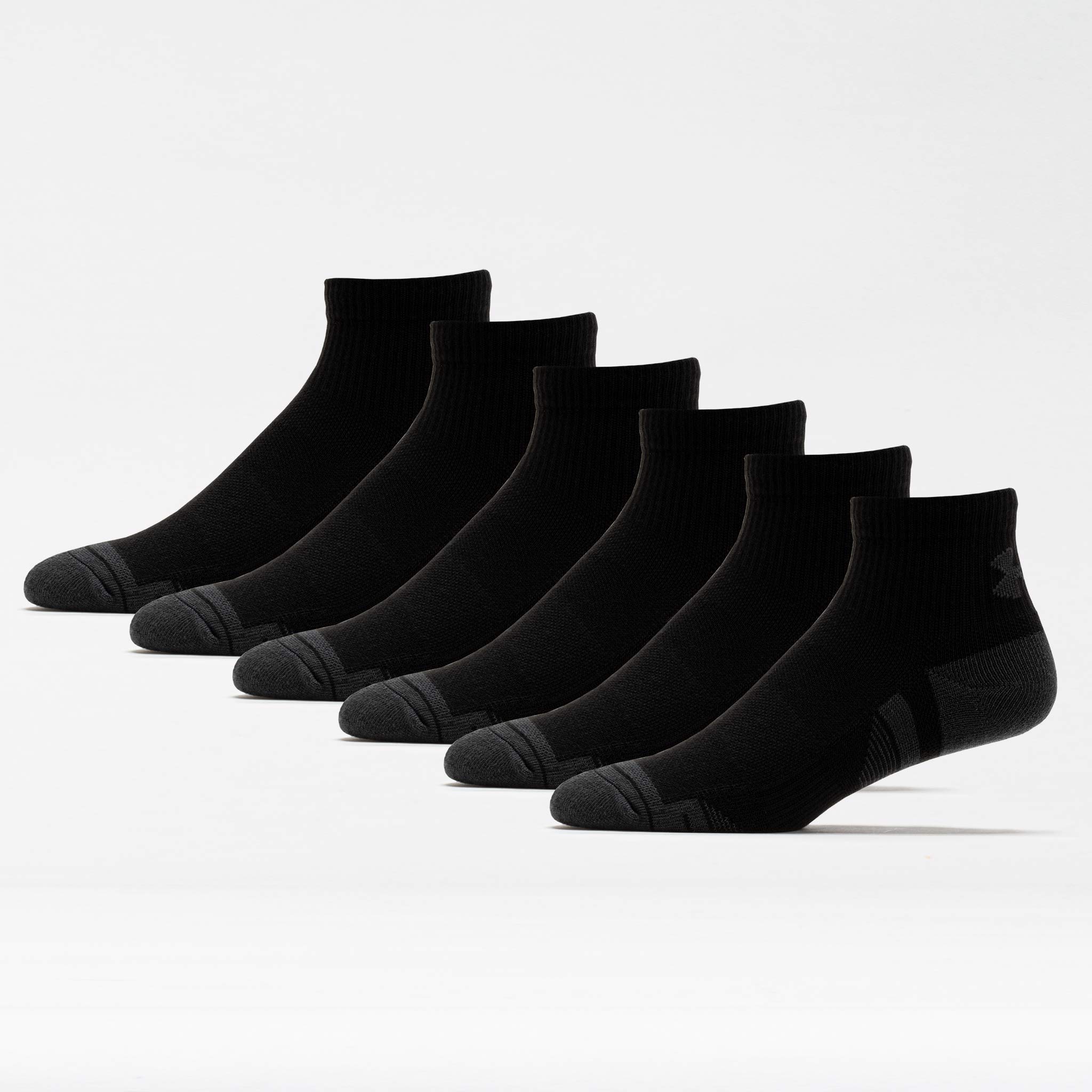 Under Armour Performance Tech Quarter Socks 6-Pack – Holabird Sports - Main Image