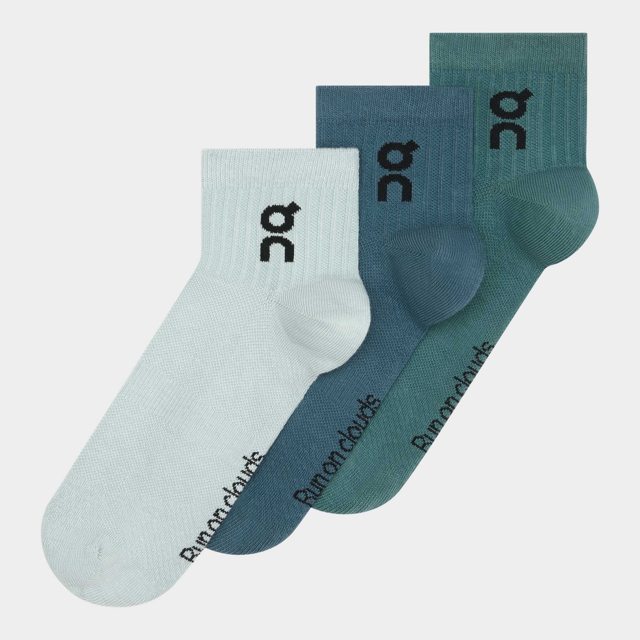 On Logo Sock Mid (3 Pack)