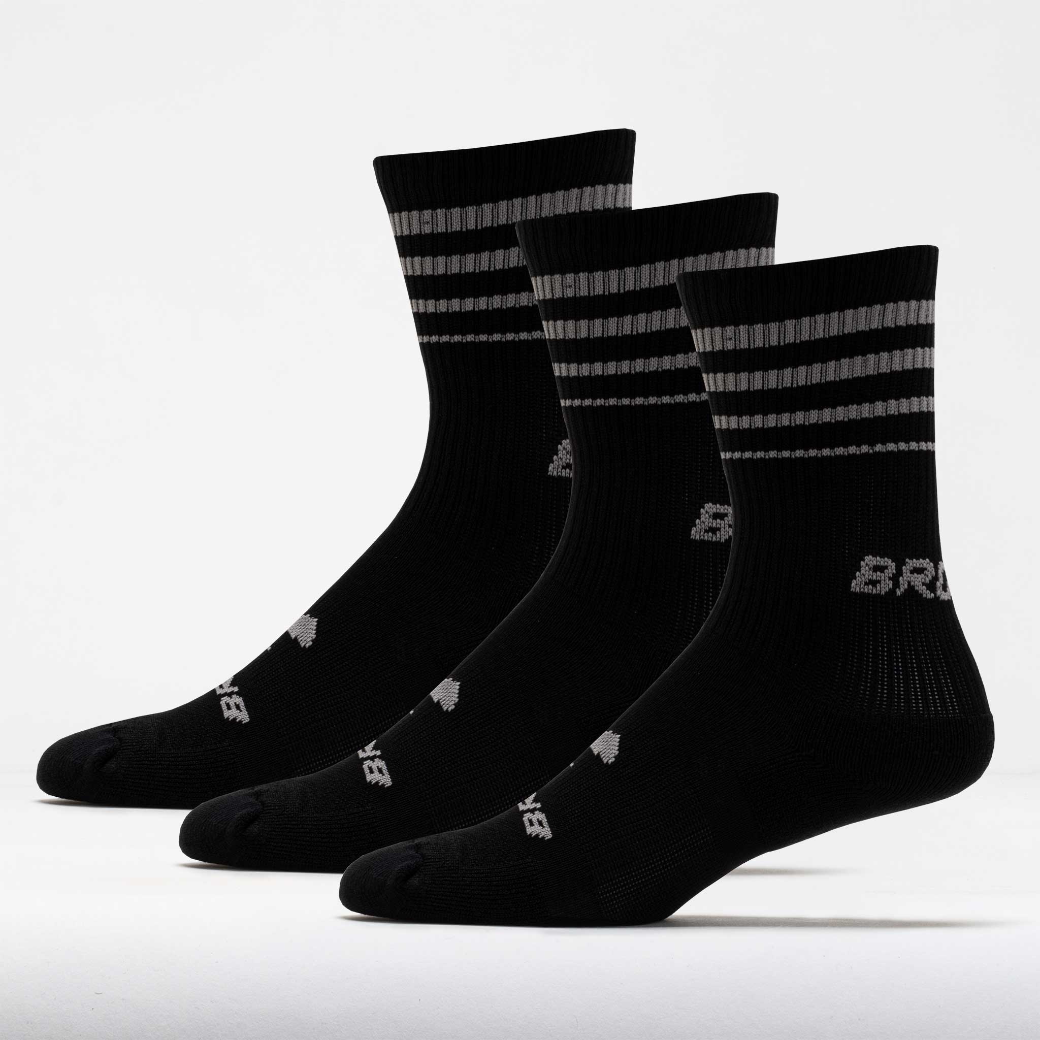 Brooks Run-In Crew Sock 3 Pack