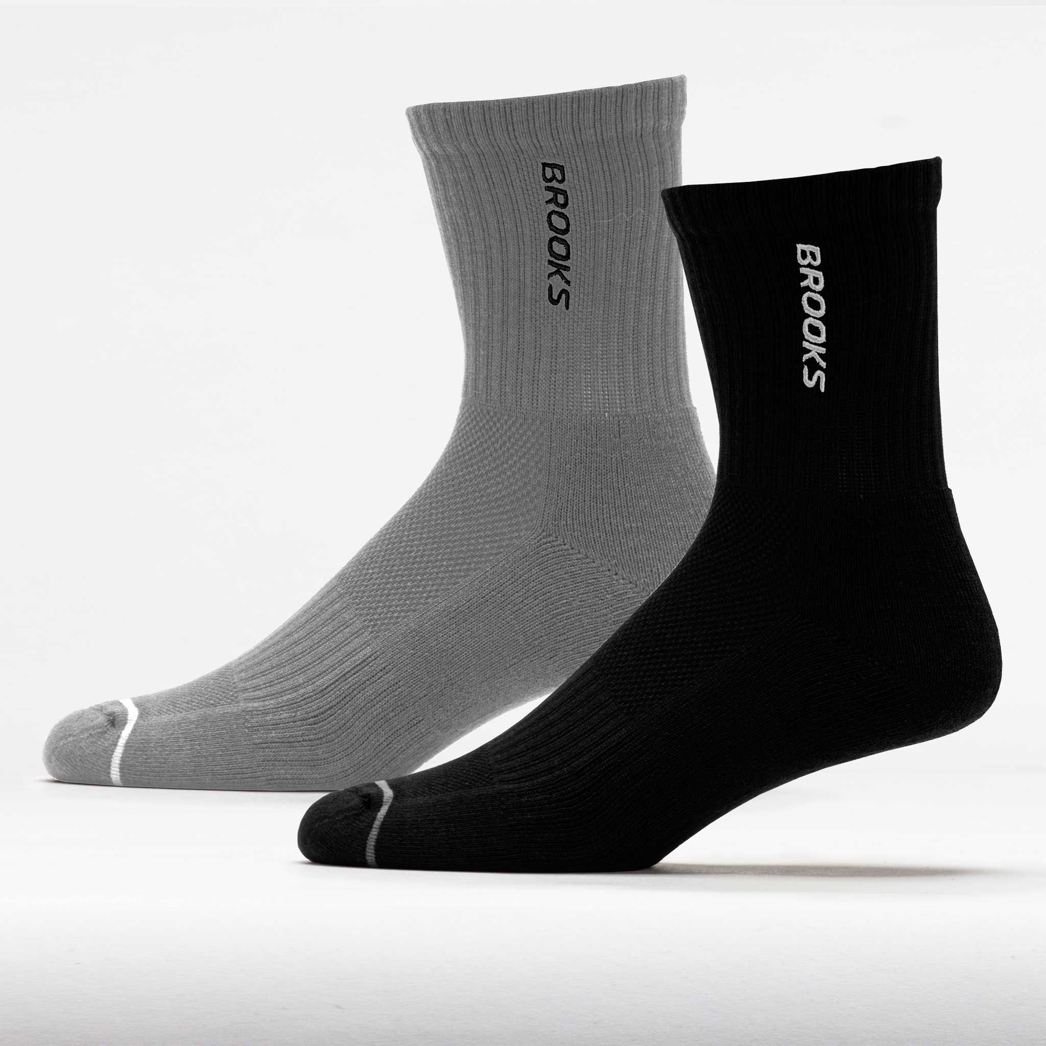 Brooks Reset Crew Sock 2-Pack