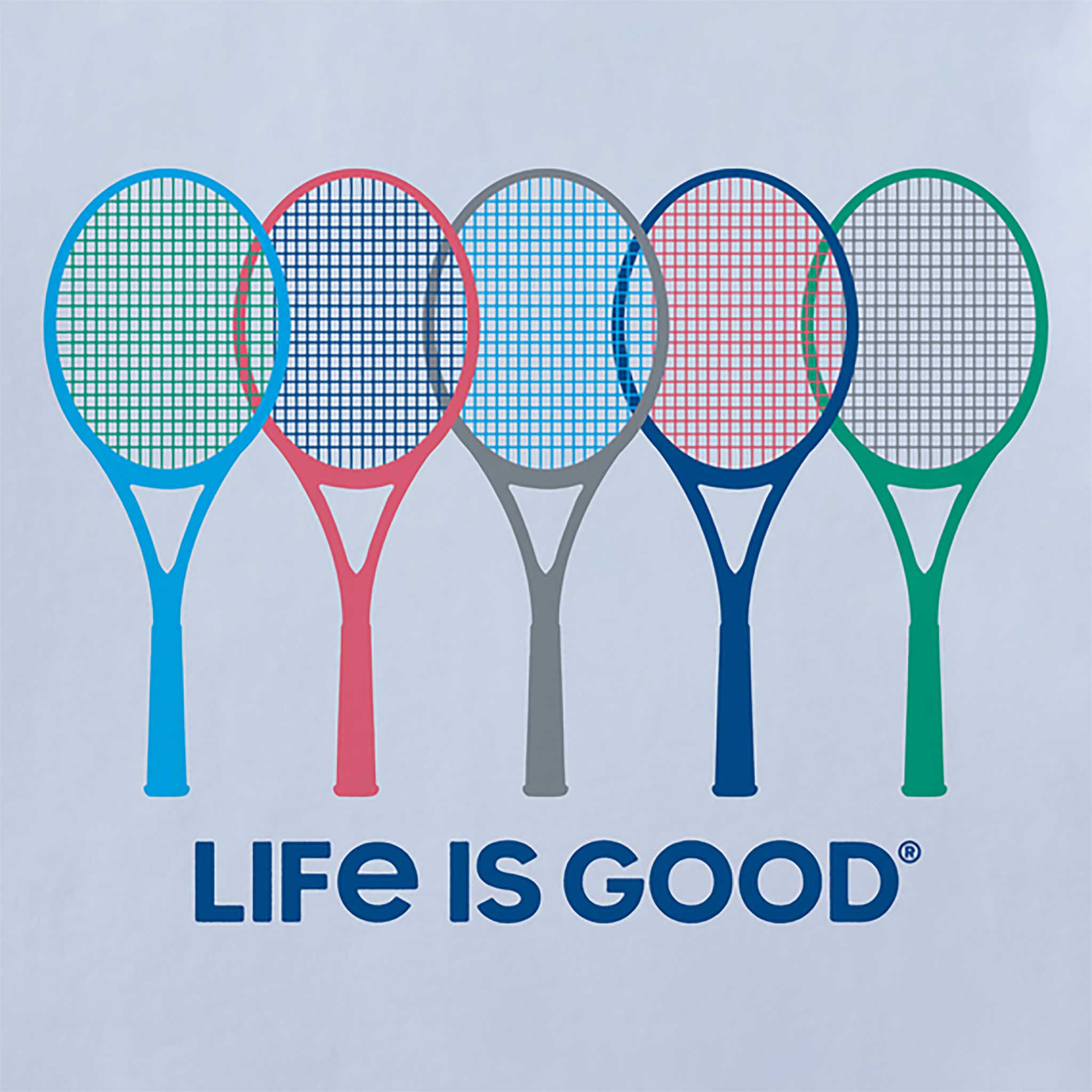 Life is Good Tennis Spectrum Short Sleeve Tee Men's