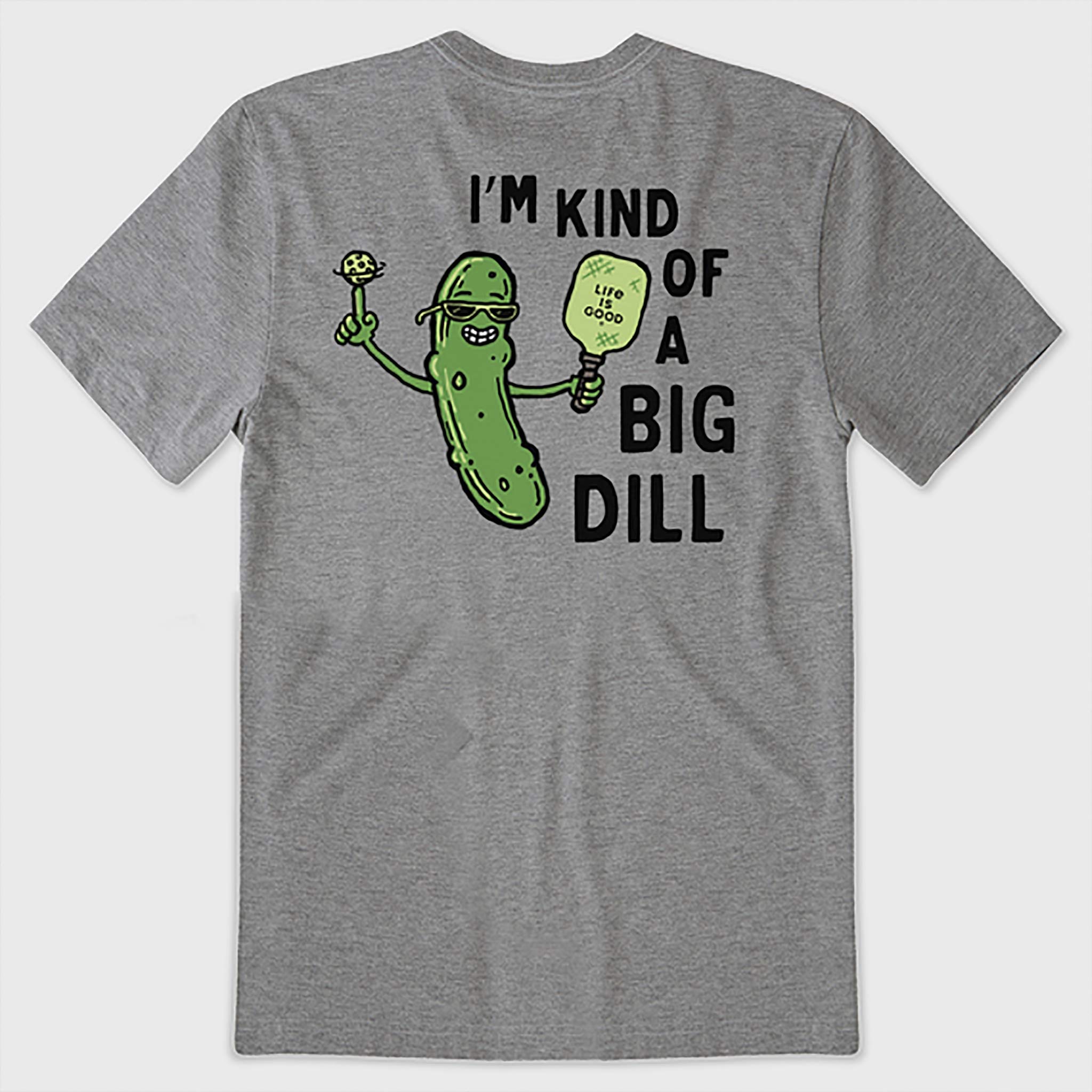 Life is Good Big Dill Pickleball Crusher-LITE Tee Men's