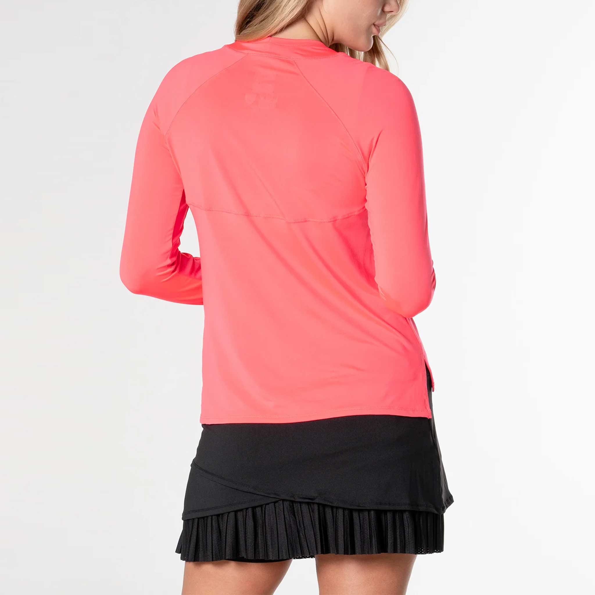 Lucky In Love LUV High Low Breezy Long Sleeve Women's