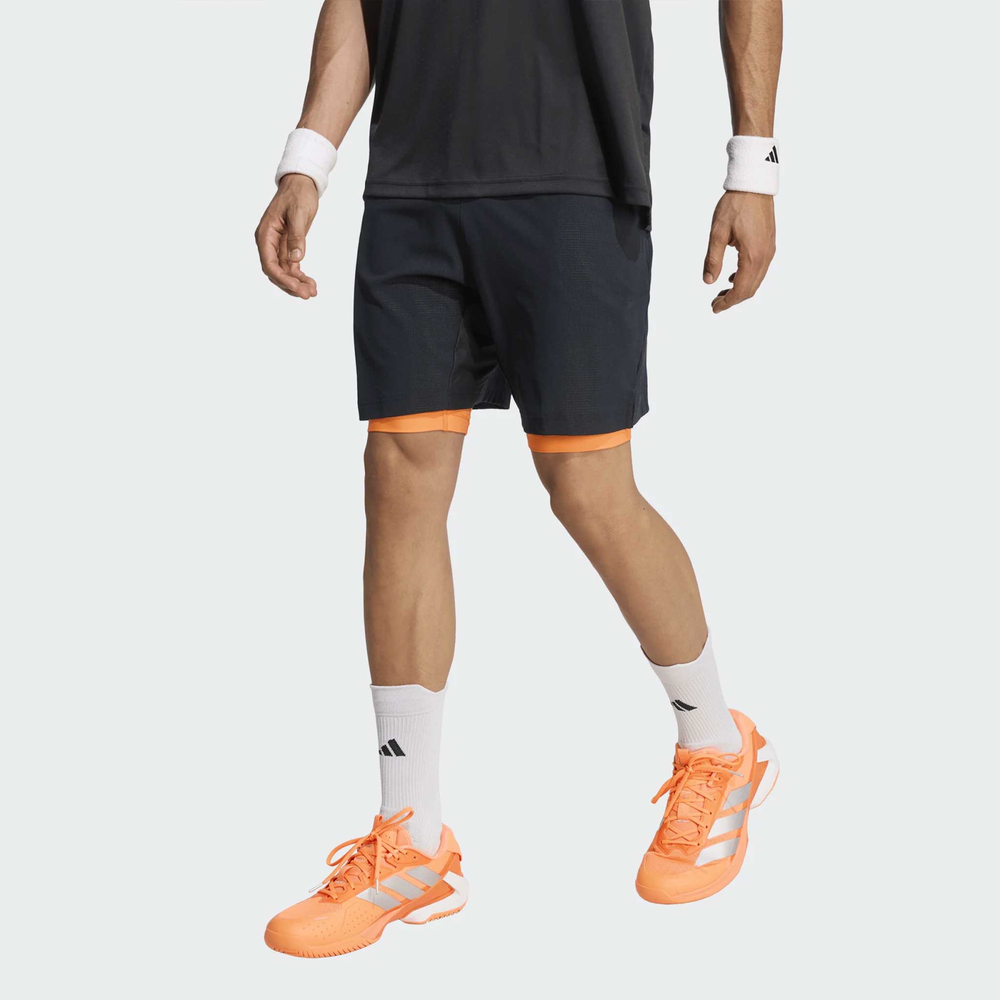 adidas Men's Short & Tight Set Black KB3385 (Size: L)