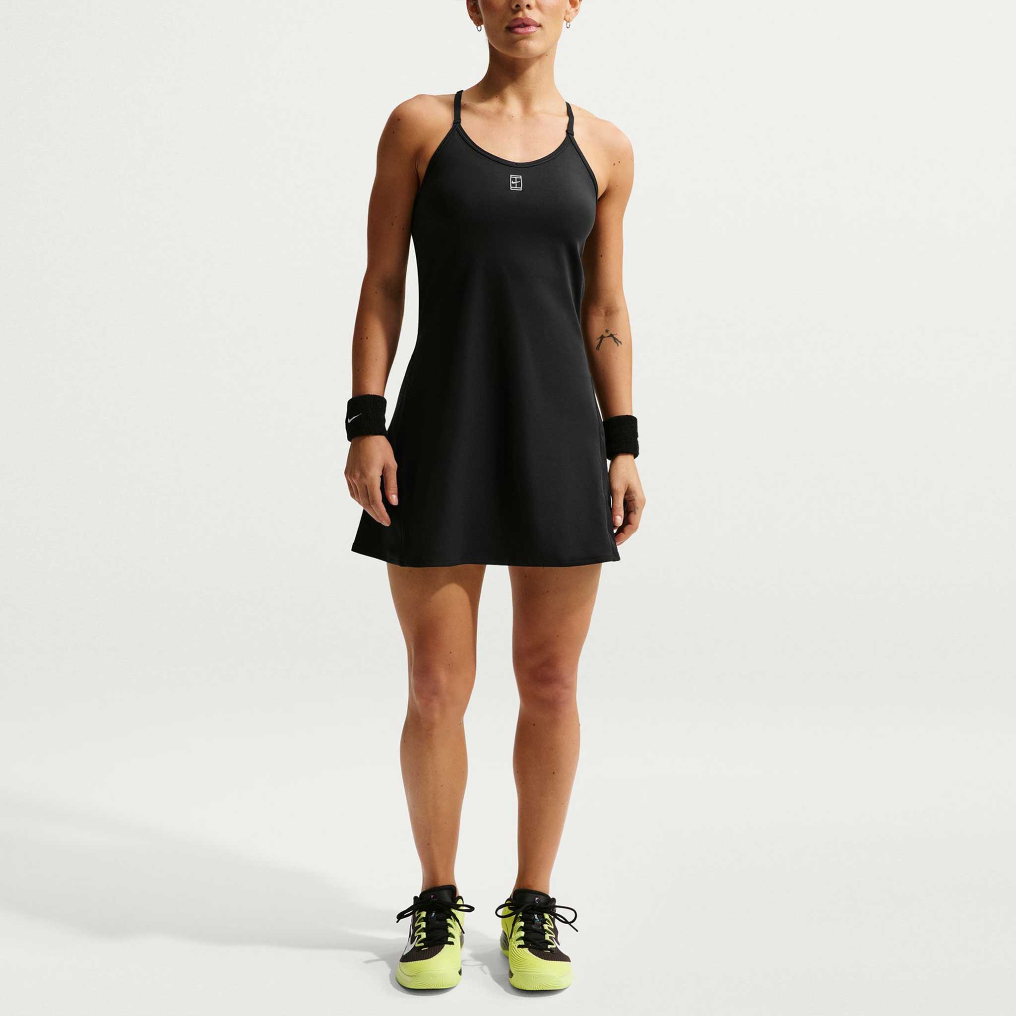 black tennis dress nike