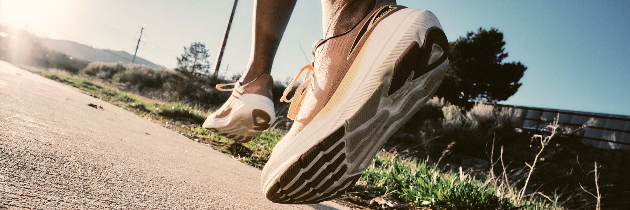 Altra running shoes in-use image
