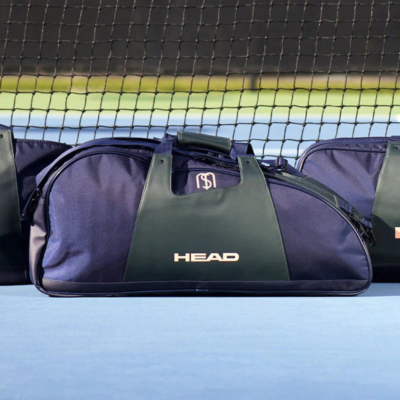 Purple head tennis bags