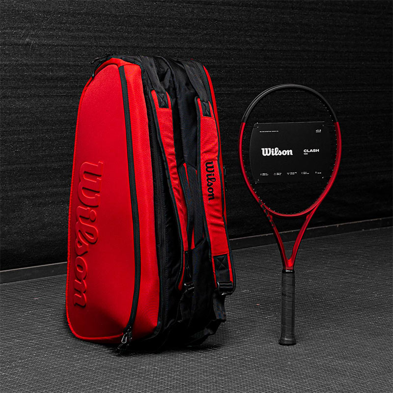 Wilson tennis racquet and bag