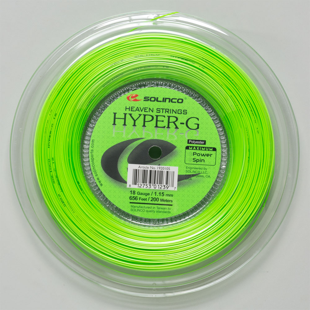 Solinco Hyper-G 18 1.15 656' Reel – Holabird Sports