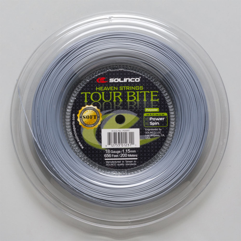Solinco Tour Bite Soft 18 1.15 660' Reel – Holabird Sports