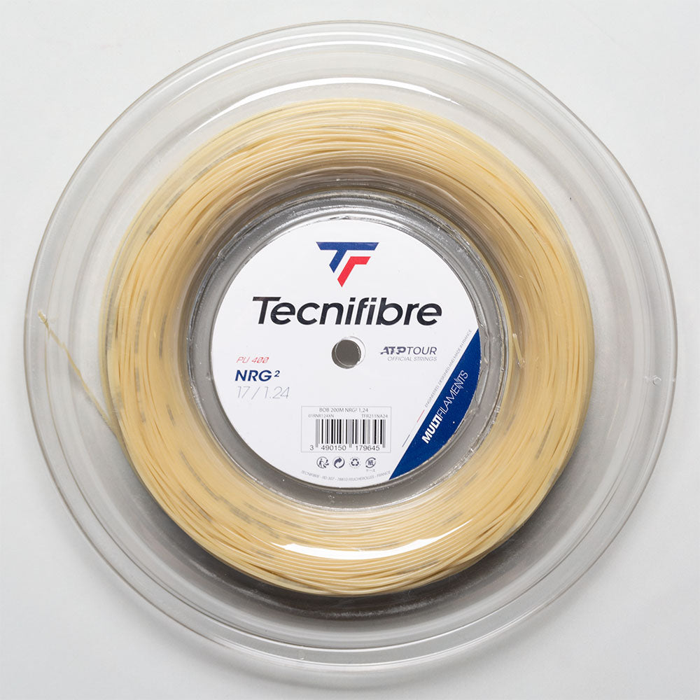 Tecnifibre NRG2 17 1.24mm 200M Reel - Apollo Leisure Tecnifibre NRG2 17 1.24mm 200M Reel - Apollo Leisure