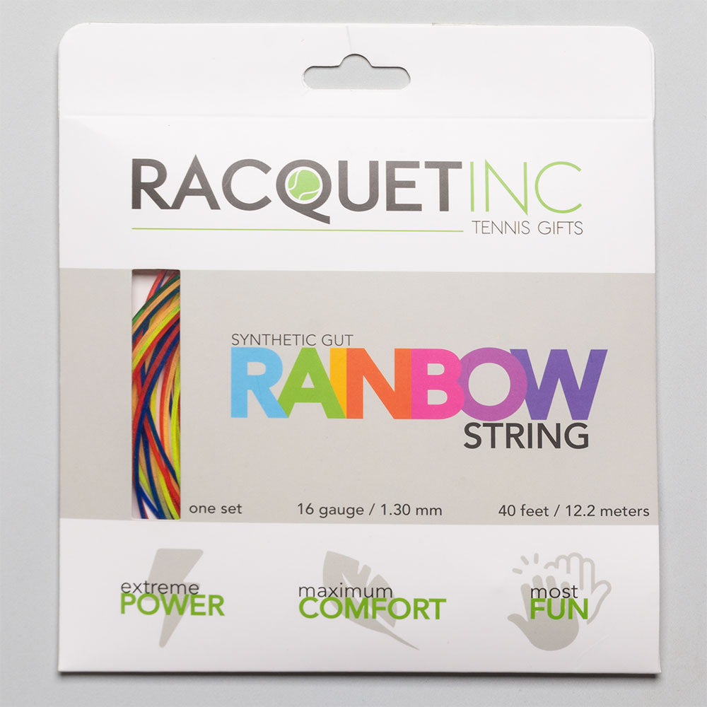 Racquet Inc Synthetic Gut Rainbow 16 1.30 – Holabird Sports