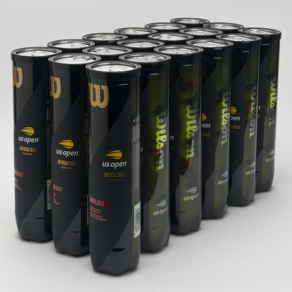 Wilson US Open Regular Duty 4 Ball Can 18 Cans