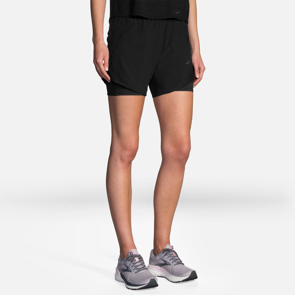 Brooks Chaser 5" 2-in-1 Shorts Women's