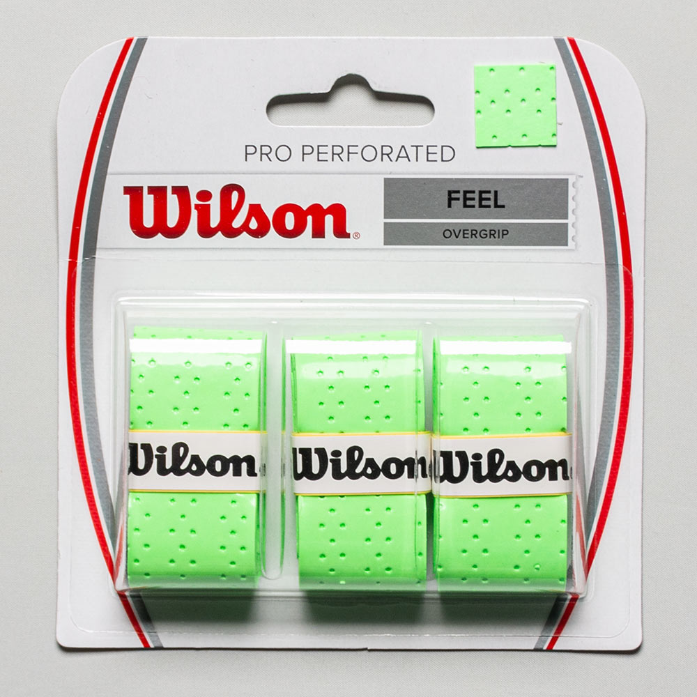 Wilson Pro Overgrip Perforated 3 Pack – Holabird Sports