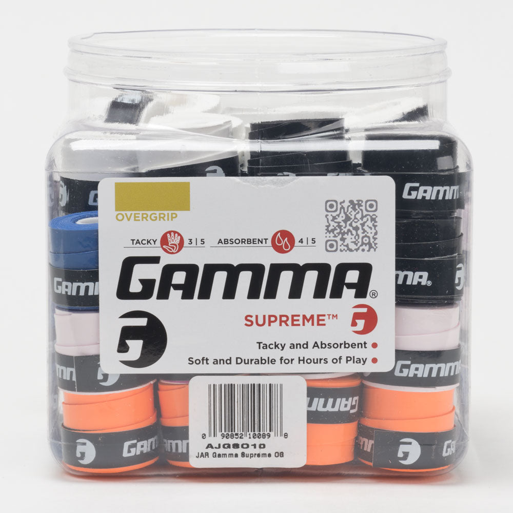 Gamma Supreme Overgrip Jar of 60