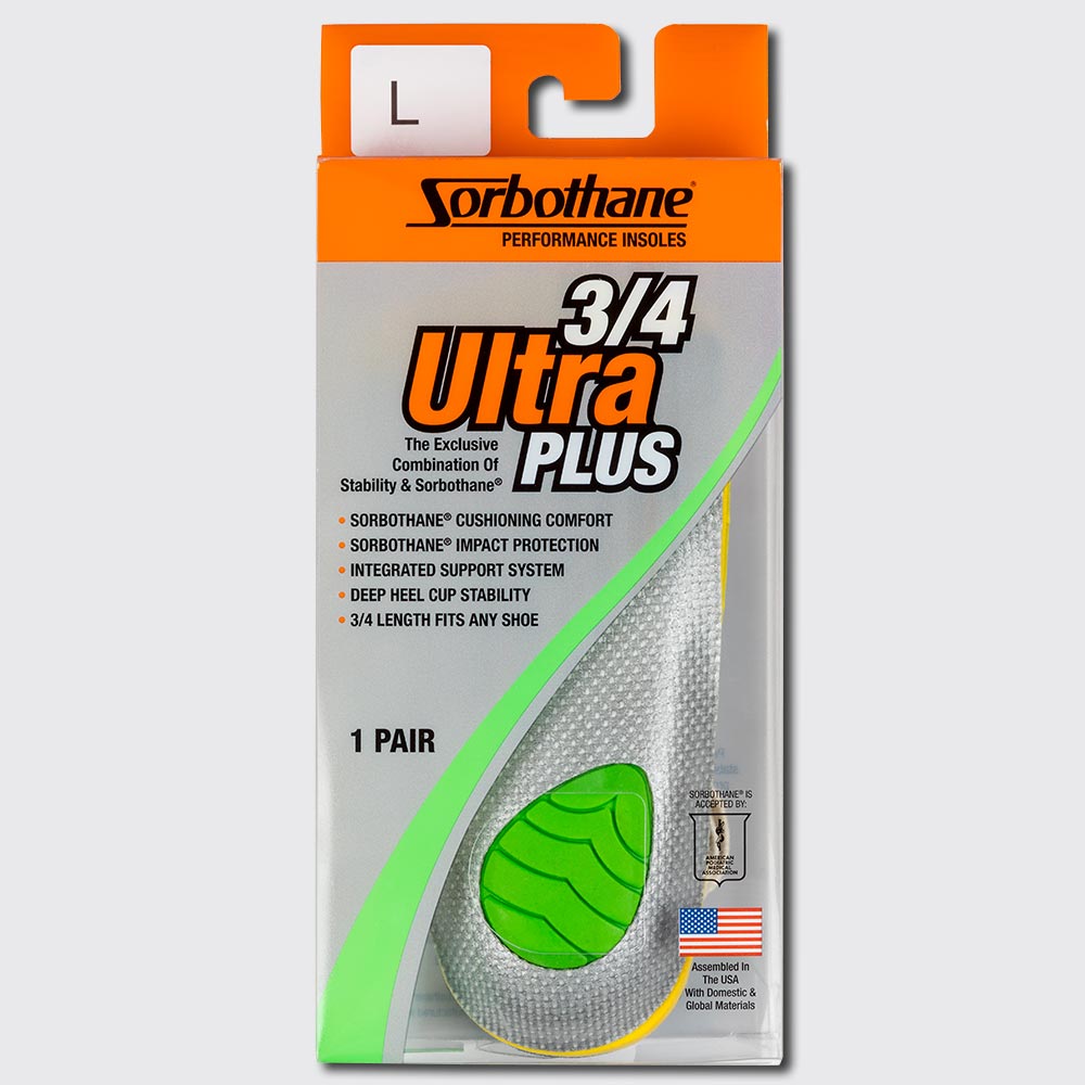 Sorbothane 3/4 Ultra Plus Stability Insole