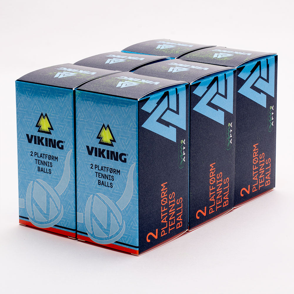 Viking Platform Extra Duty Balls Yellow 2/Sleeve 6 Sleeves