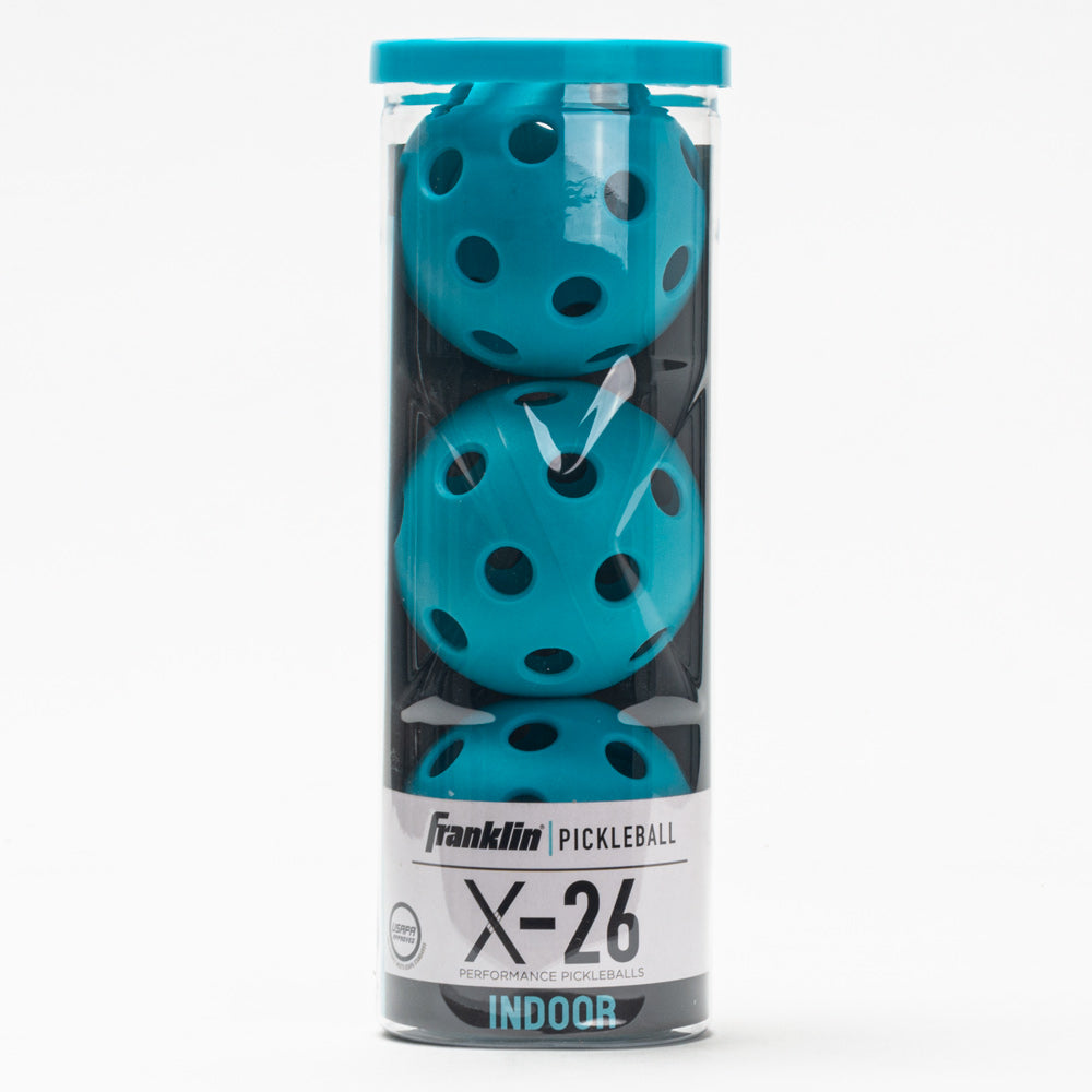 Franklin X-26 Indoor Pickleball 3 Pack Tube – Holabird Sports