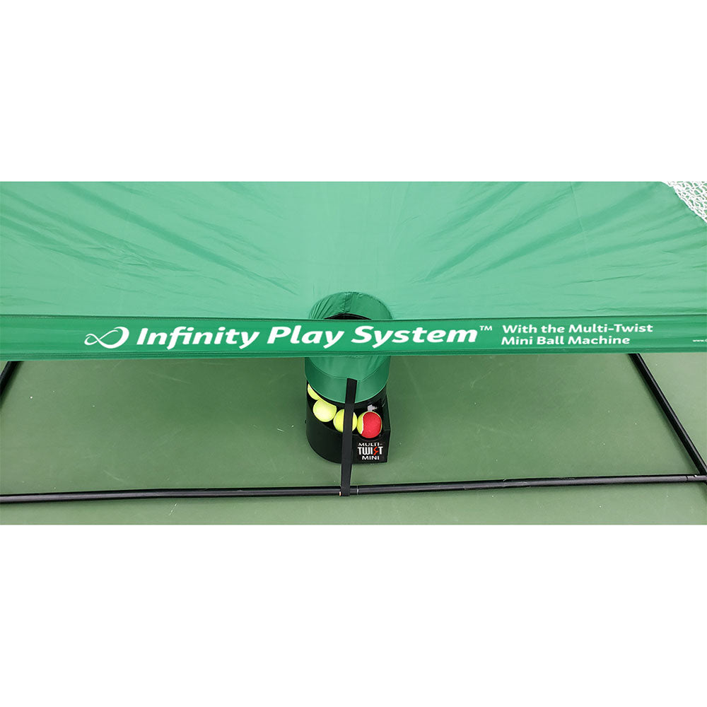 Oncourt/Offcourt Infinity Play System w/Multi-Twist Mini Ball Machine