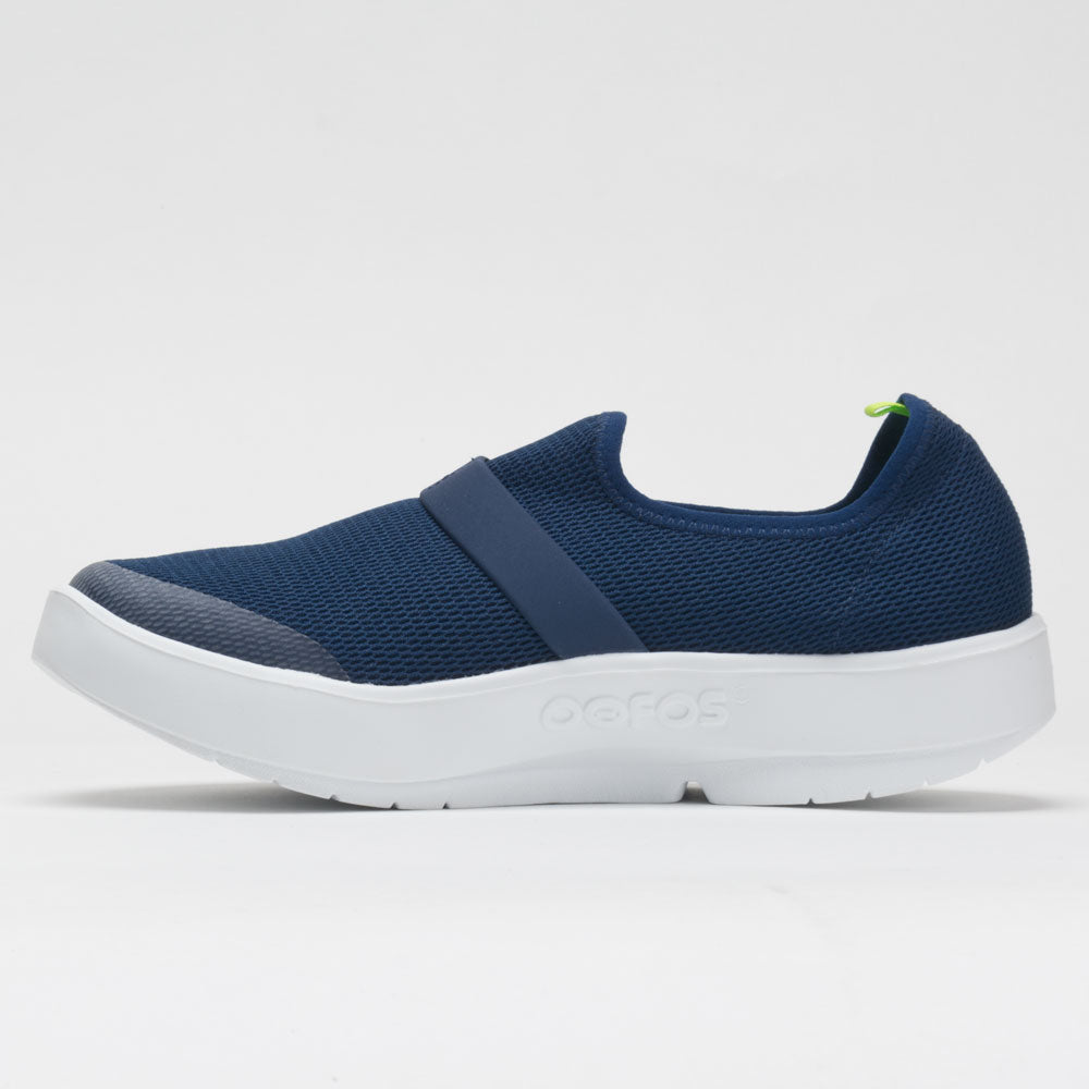 OOFOS OOmg Low Women's White/Navy