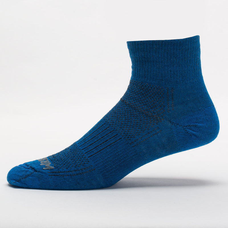 WrightSock Merino Double Layer Coolmesh II Quarter Socks