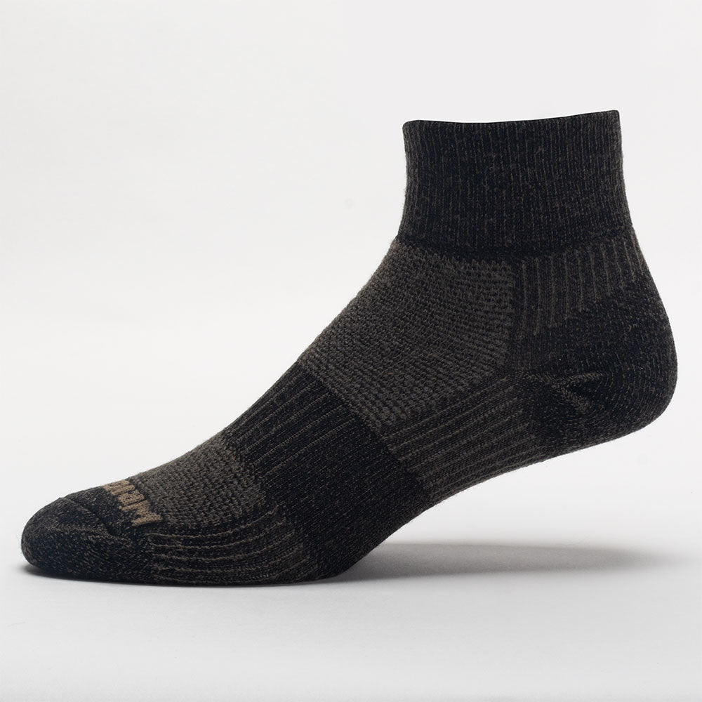 WrightSock Merino Double Layer Coolmesh II Quarter Socks