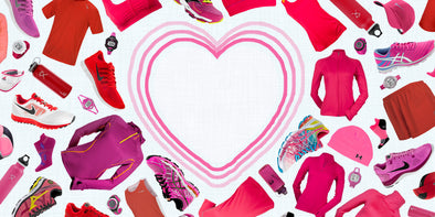 Forget Flowers, Red & Pink Running Gear Offer Way More Benefits