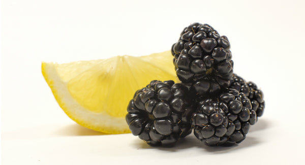 Stay Hydrated: Nuun Lemondade Over Blackberry Citrus Ice Cubes