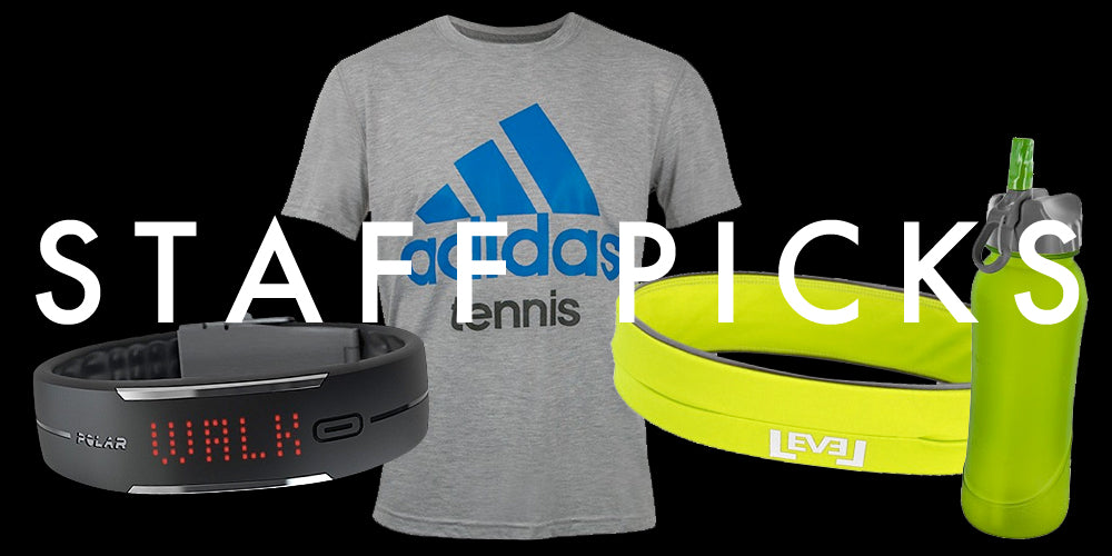 Holiday Gift Ideas: adidas Tennis Tee, Frosted Water Bottle, FlipBelt & Polar Loop Activity Monitor